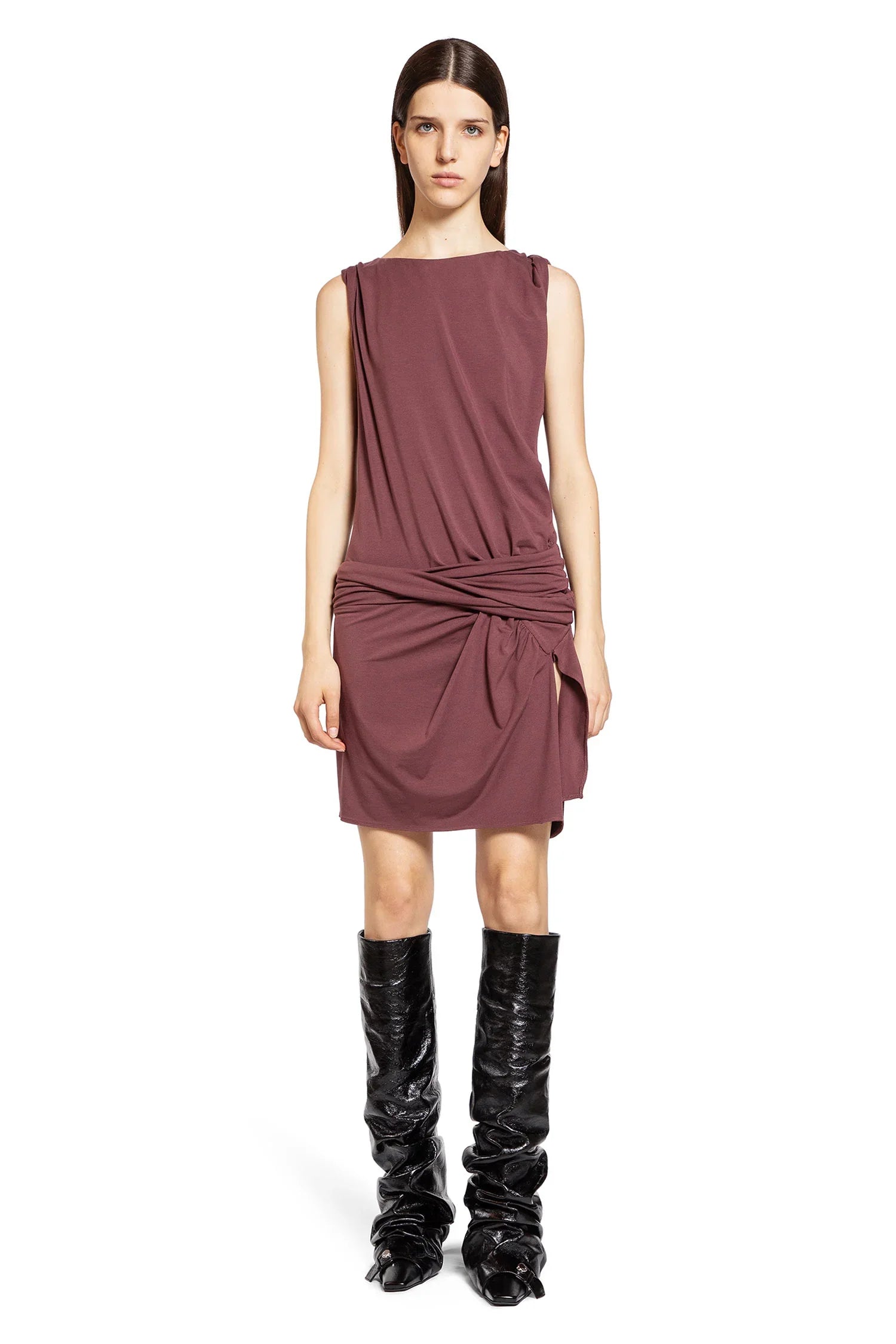 THE ATTICO WOMAN PURPLE DRESSES - Antonioli.eu