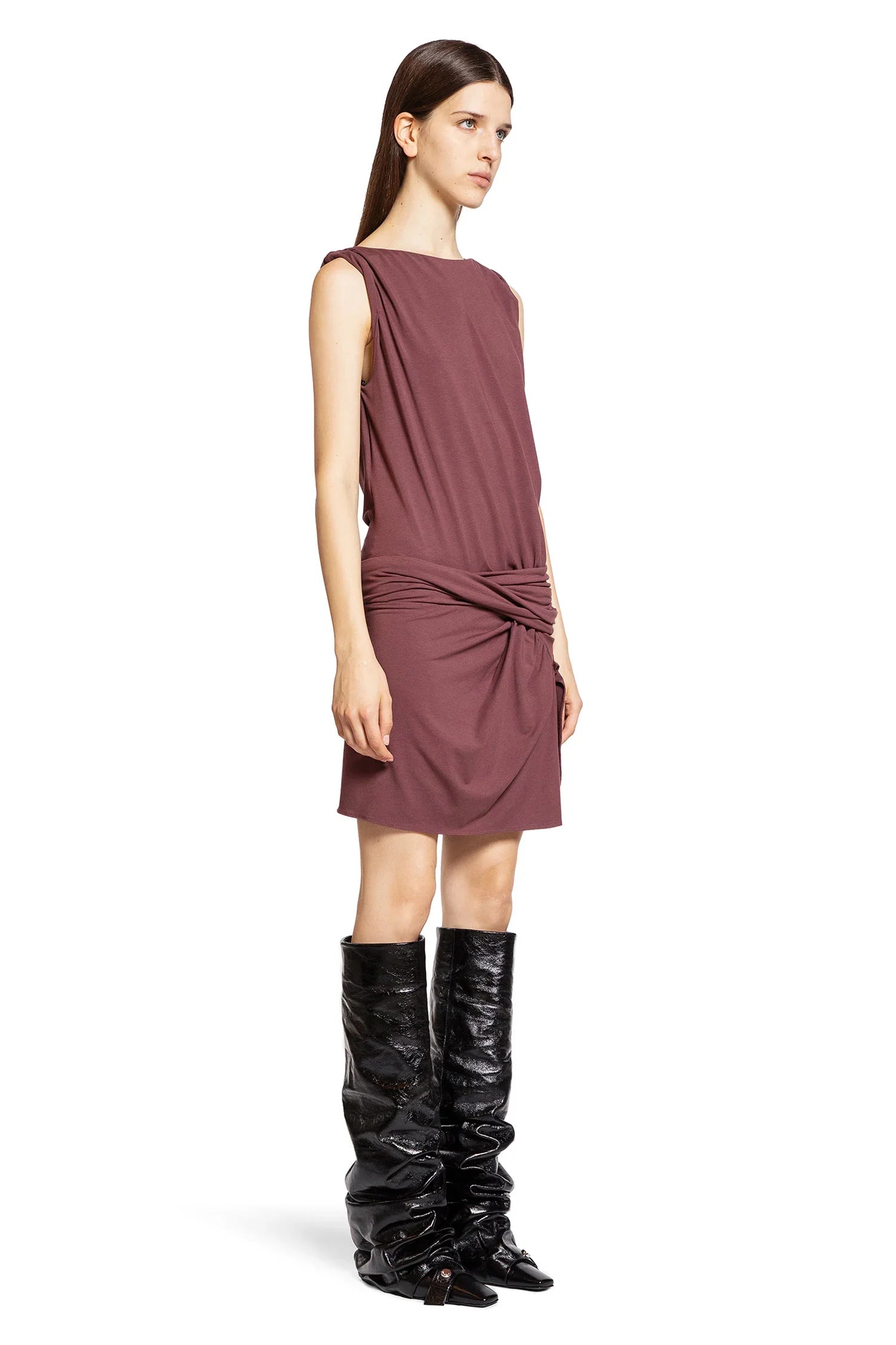 THE ATTICO WOMAN PURPLE DRESSES - Antonioli.eu