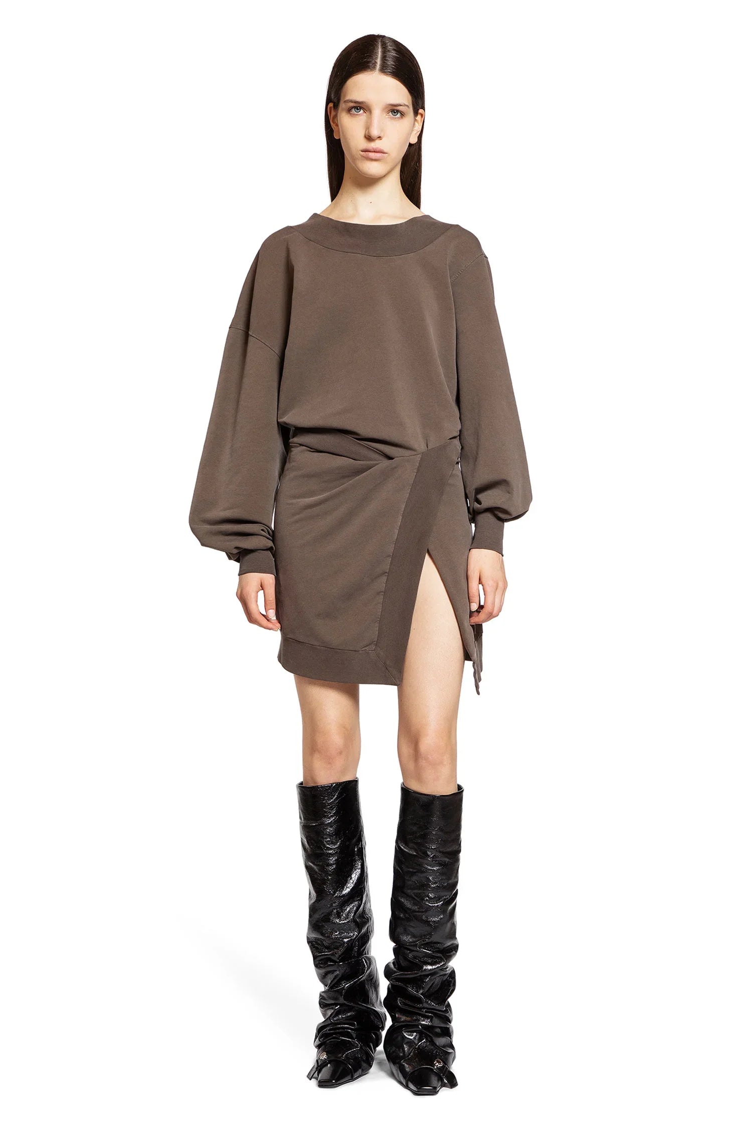 Light American Fleece Mini Dress - Antonioli.eu