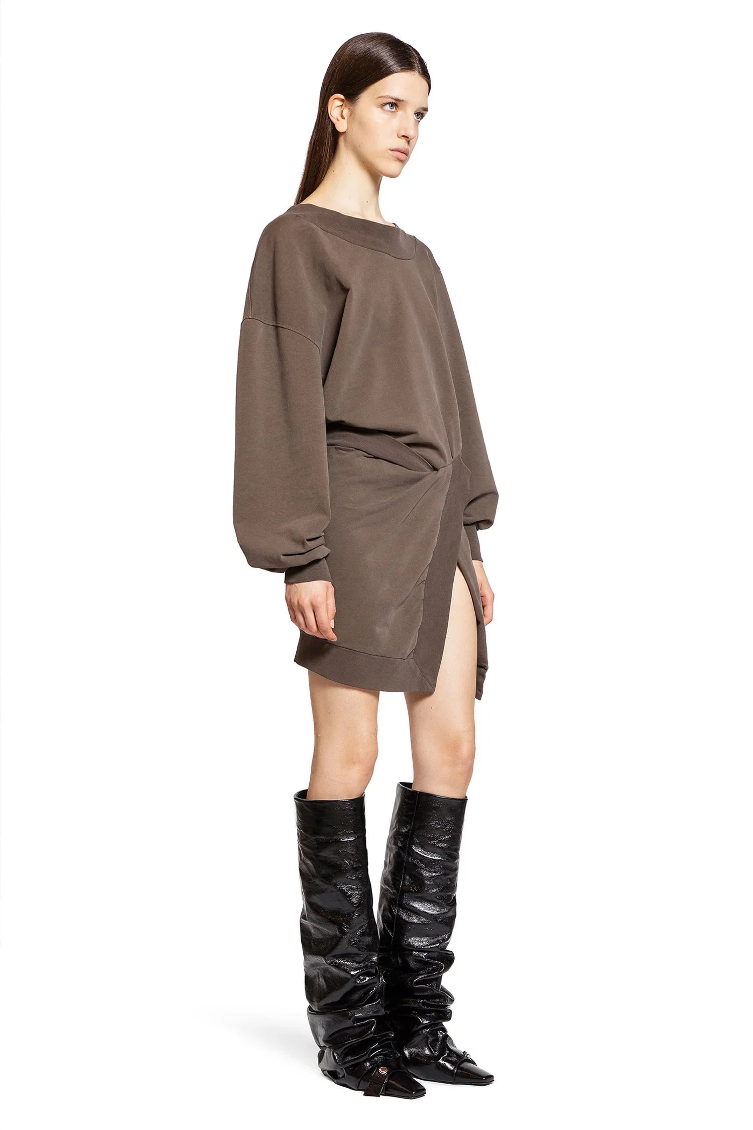 Light American Fleece Mini Dress - Antonioli.eu