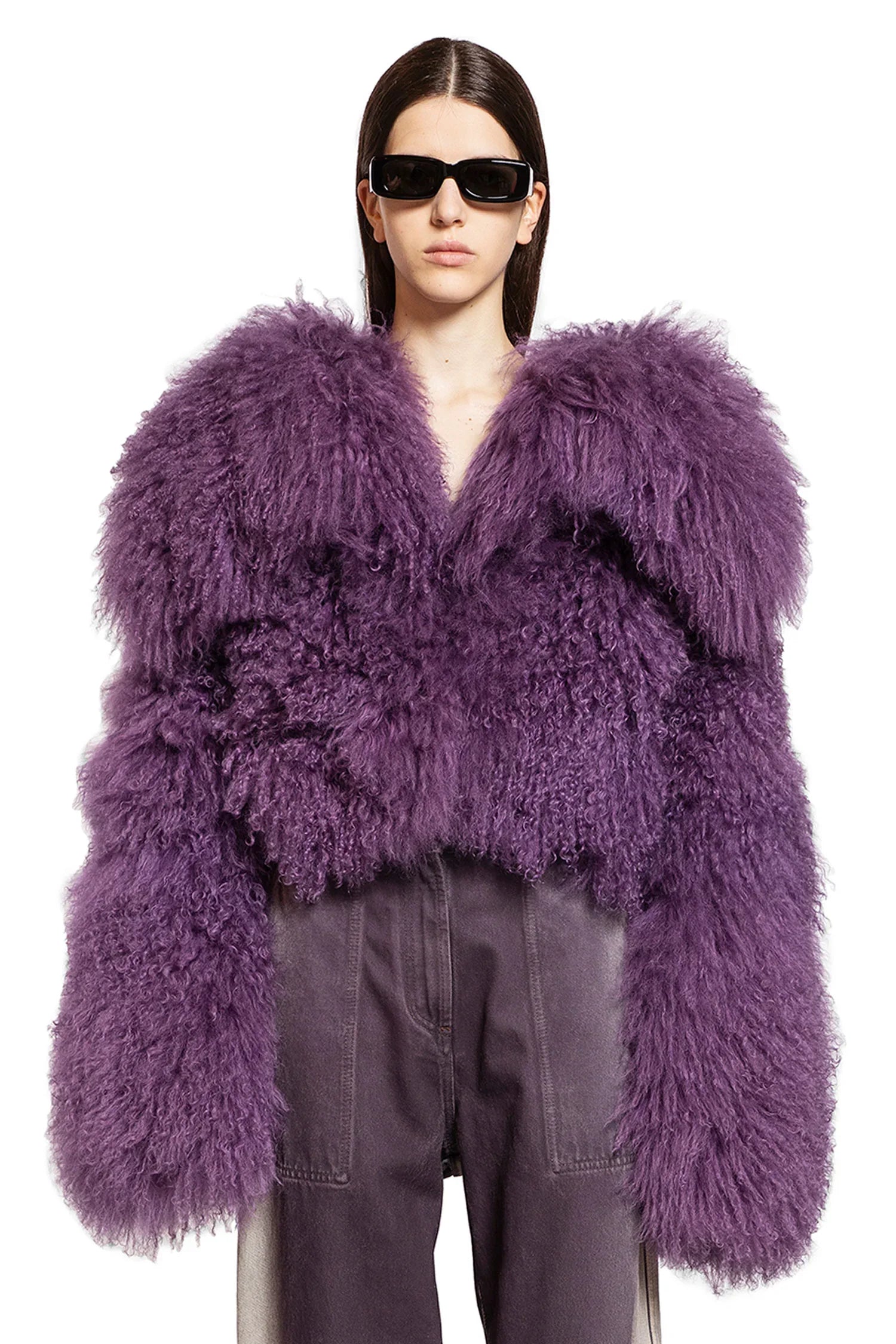 Short Mongolian Fur Coat - Antonioli.eu