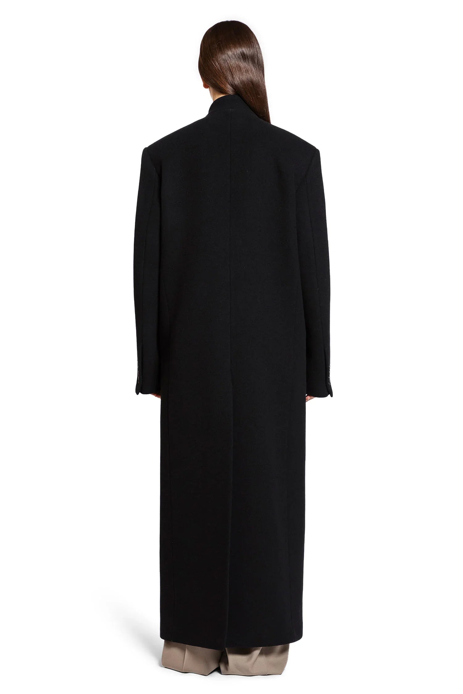 Long Coat in Twill Cloth - Antonioli.eu