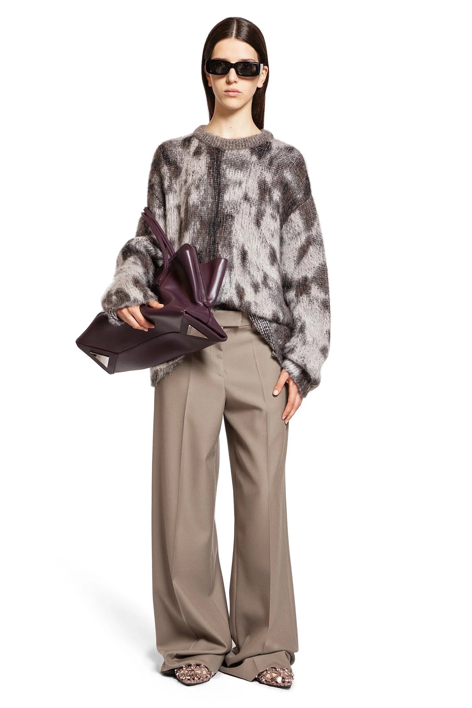 Mohair Gradient Sweater - Antonioli.eu