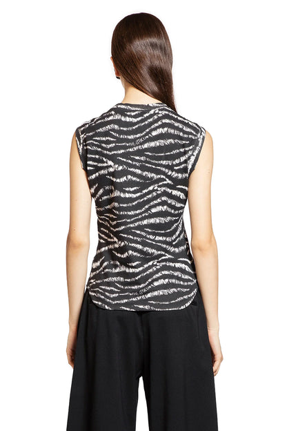 THE ATTICO WOMAN BLACK&WHITE T-SHIRTS & TANK TOPS - Antonioli.eu