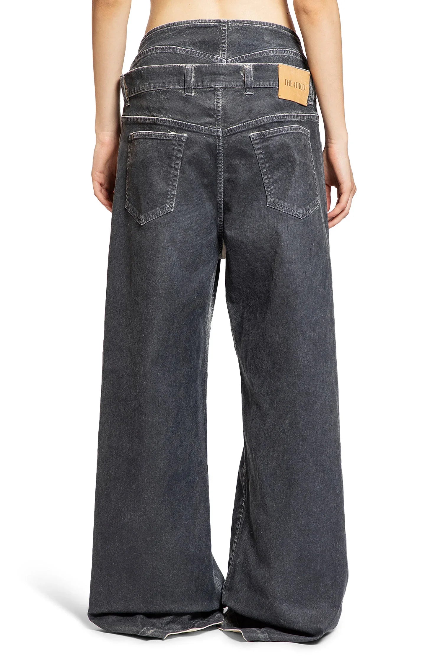 Long Pants in Matte coated canvas - Antonioli.eu
