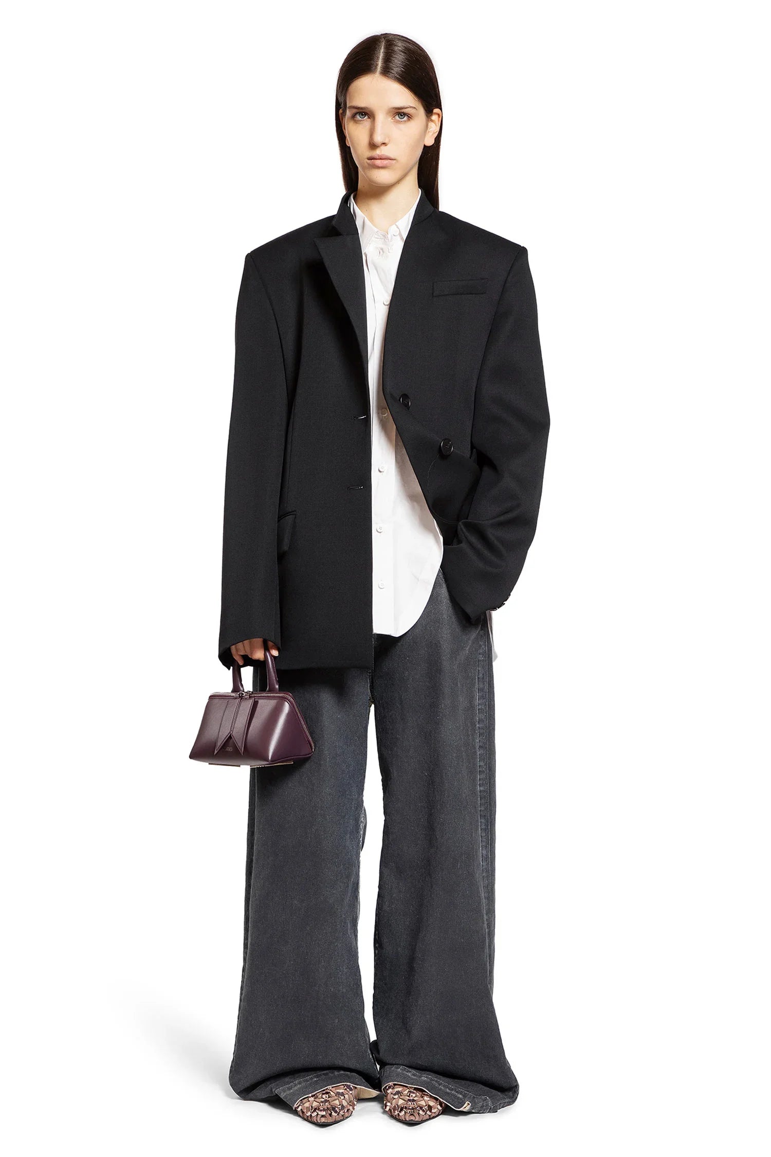 Long Pants in Matte coated canvas - Antonioli.eu