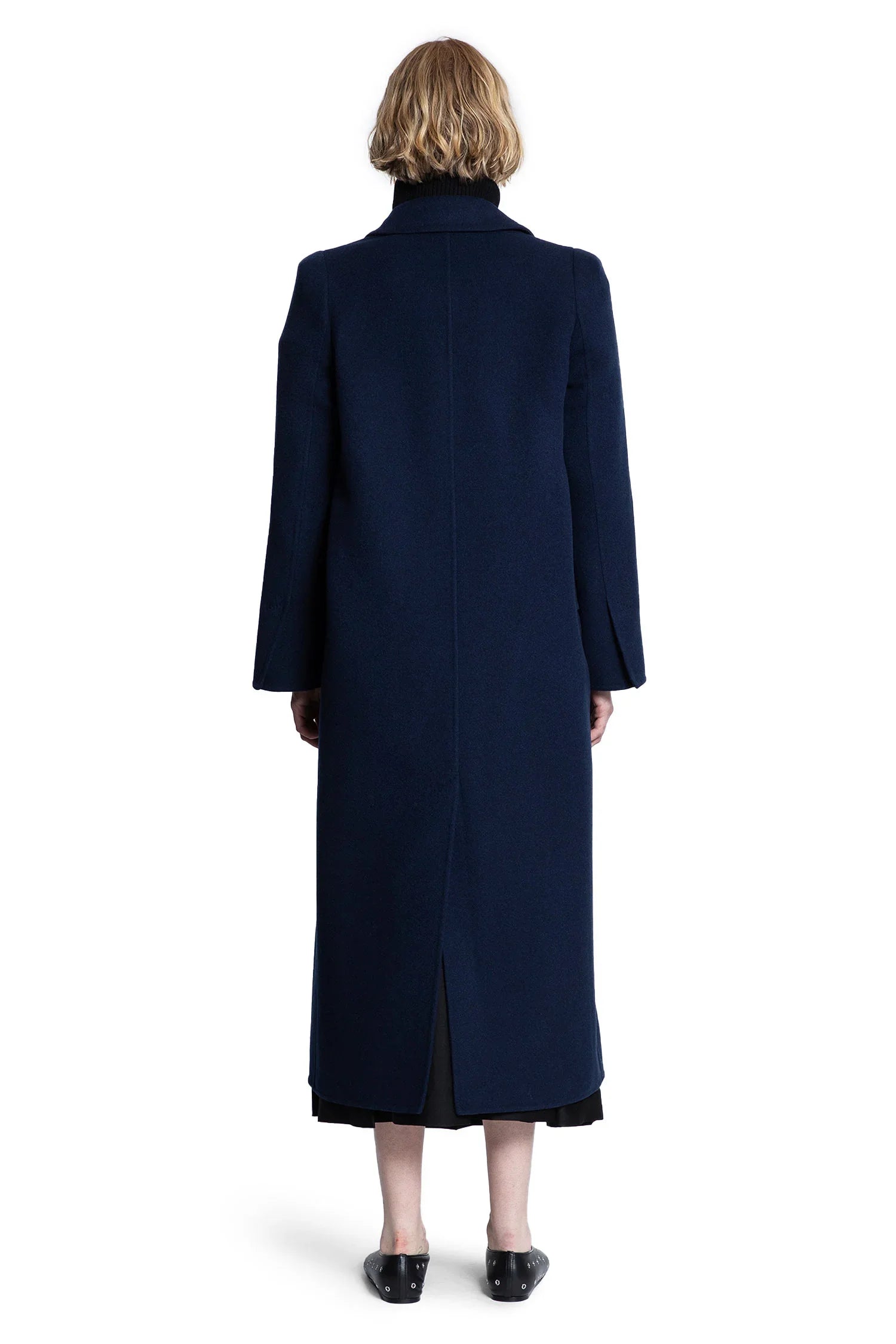 Wool Cashmere Double-Breasted Coat - Antonioli.eu