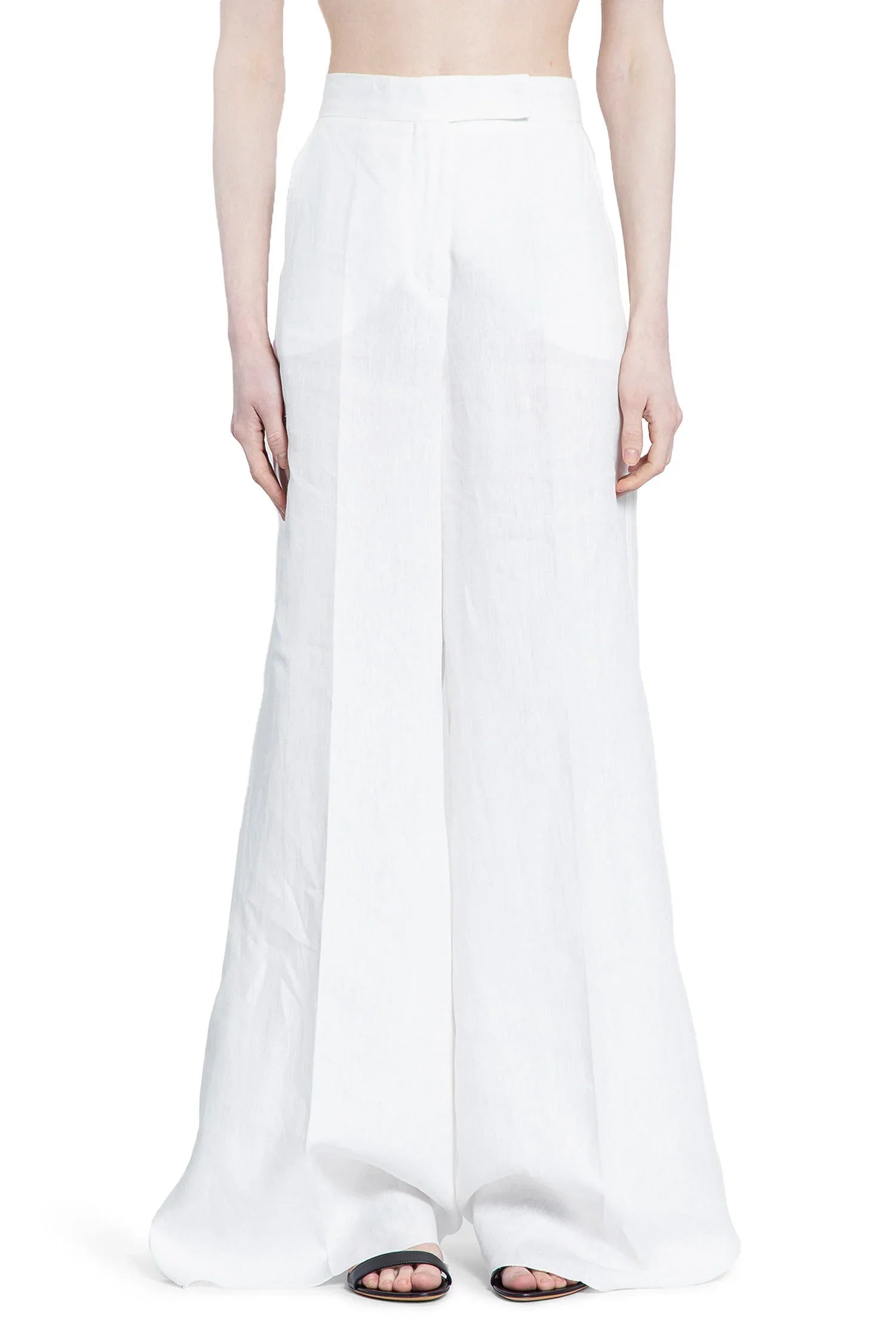 Linen canvas trousers - Antonioli.eu
