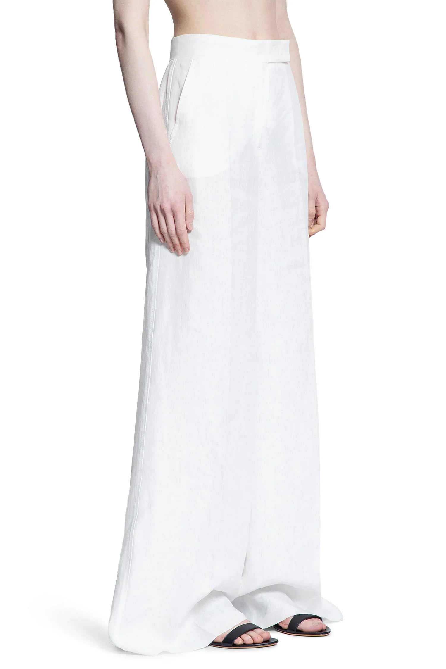Linen canvas trousers - Antonioli.eu