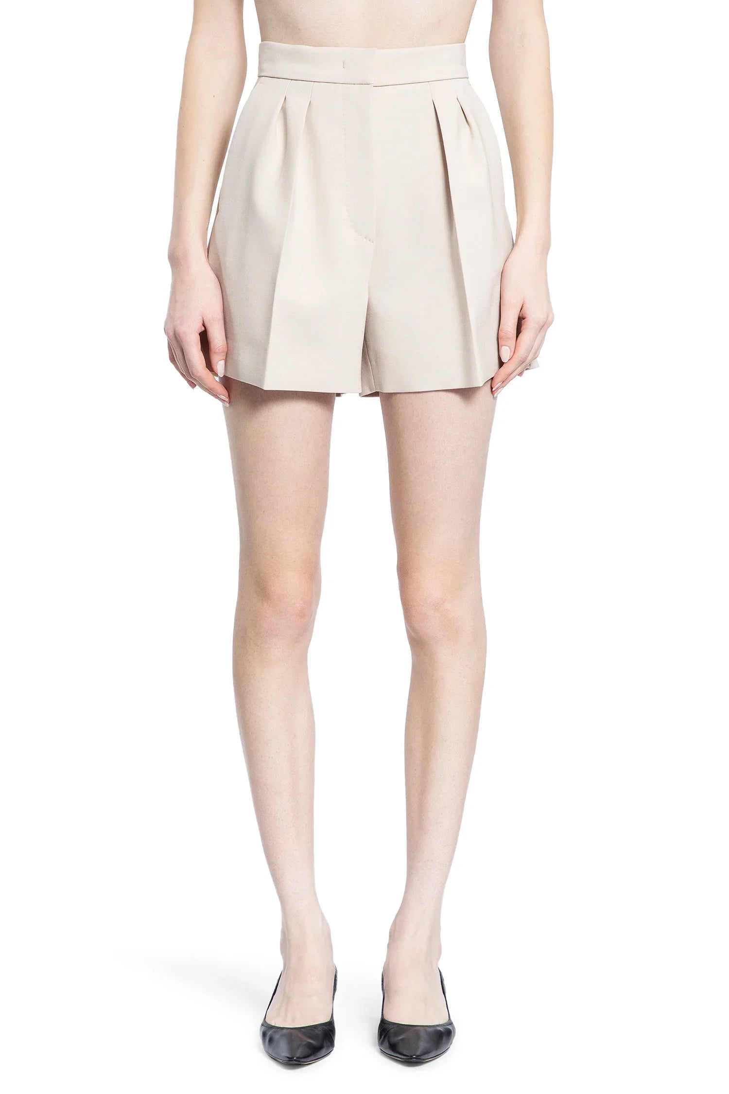 Wool Canvas Shorts - Antonioli.eu
