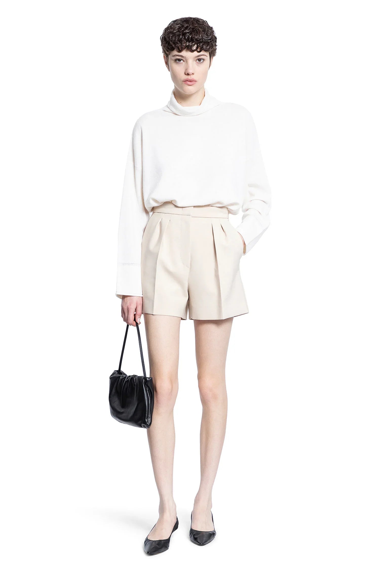 Wool Canvas Shorts - Antonioli.eu