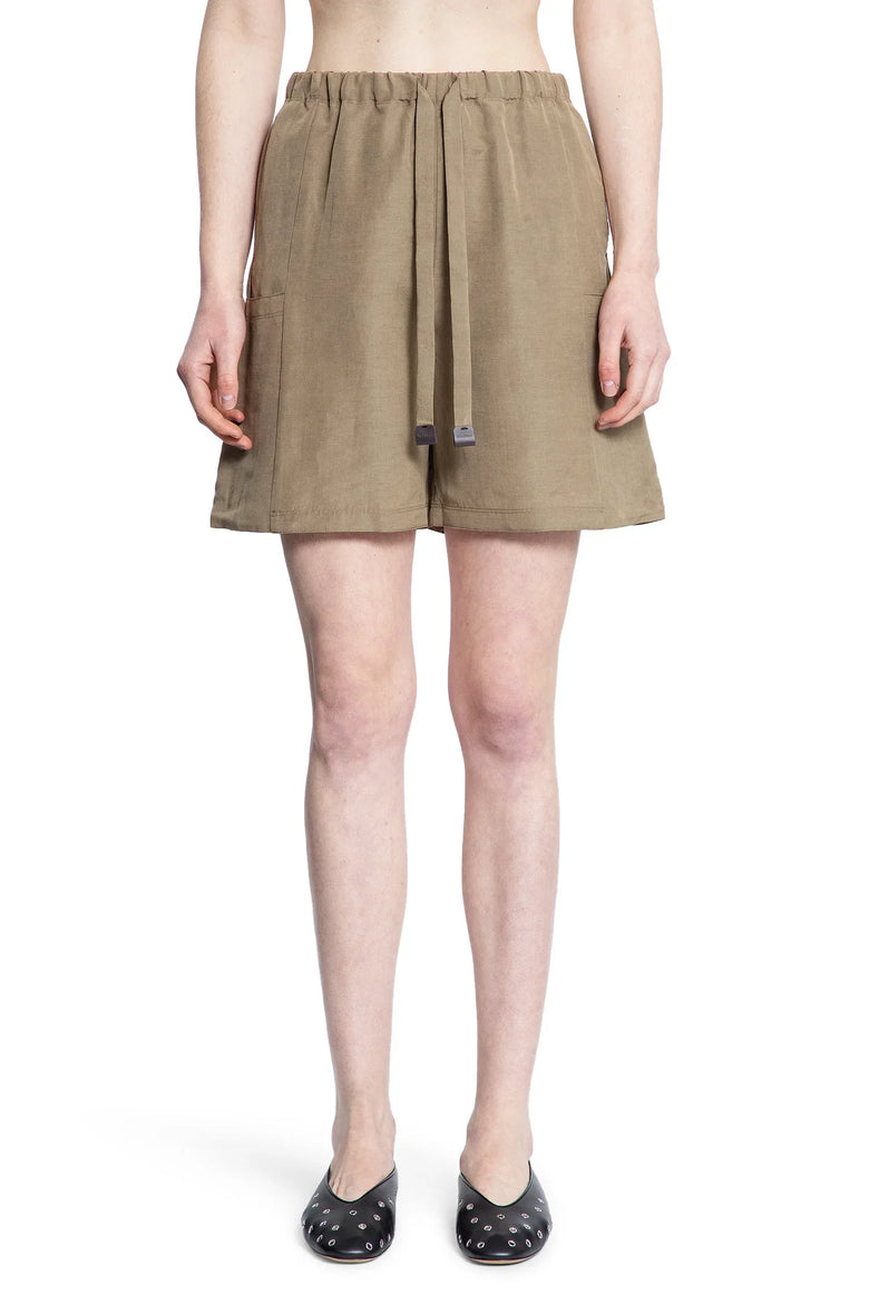 Linen Silk Drawstring Shorts - Antonioli.eu