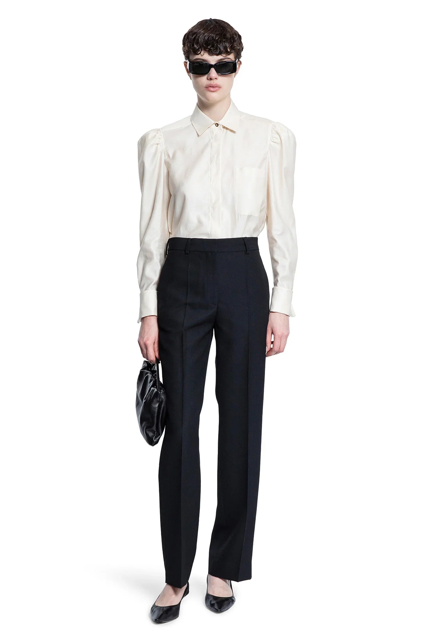 Cotton Satin Shirt - Antonioli.eu