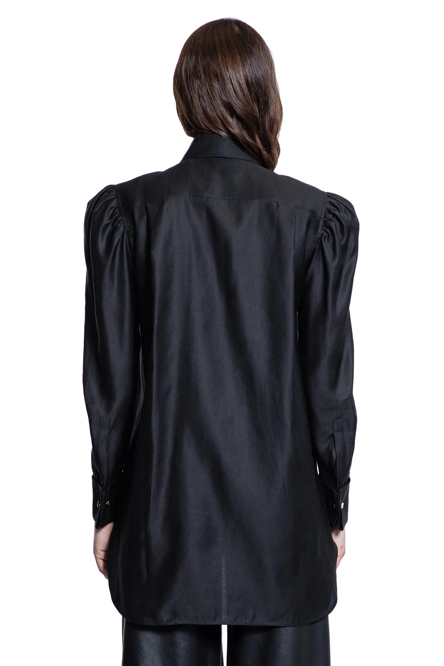 Cotton Satin Shirt - Antonioli.eu