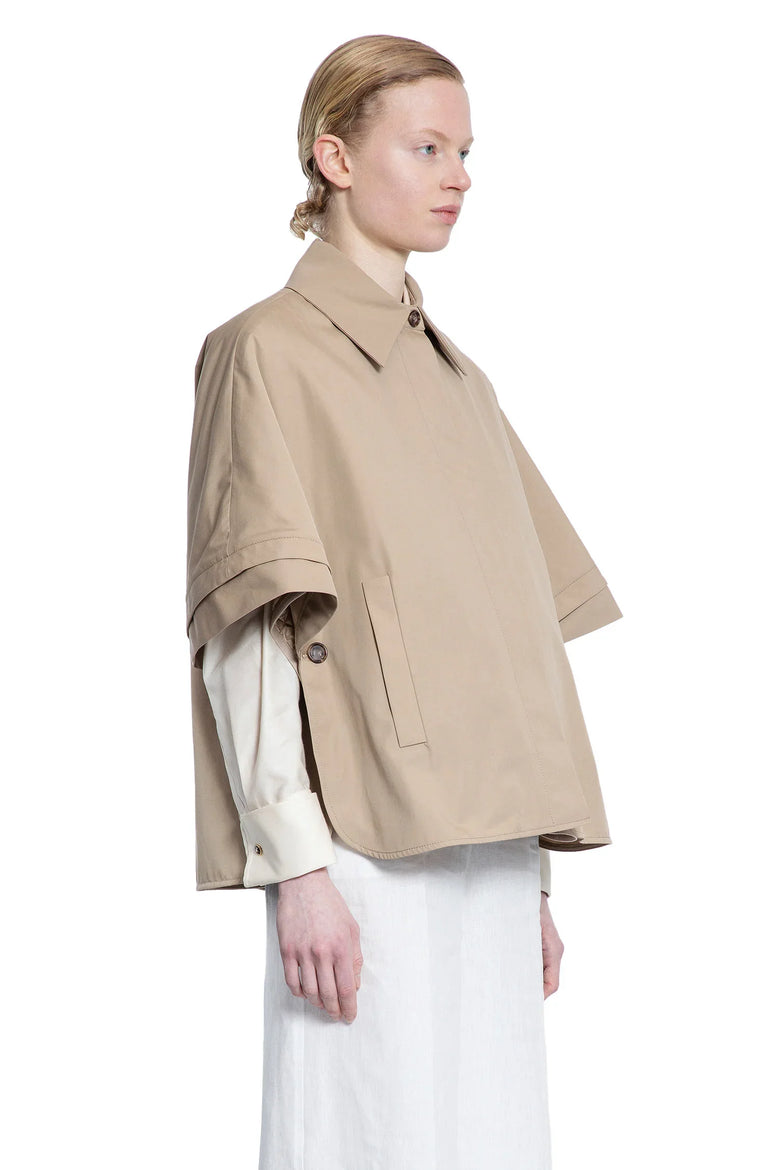 Water-repellent gabardine cape - Antonioli.eu