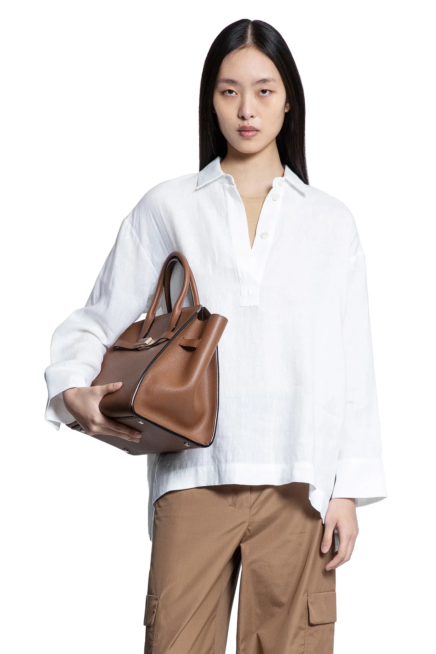 Varese Linen canvas polo shirt - Antonioli.eu
