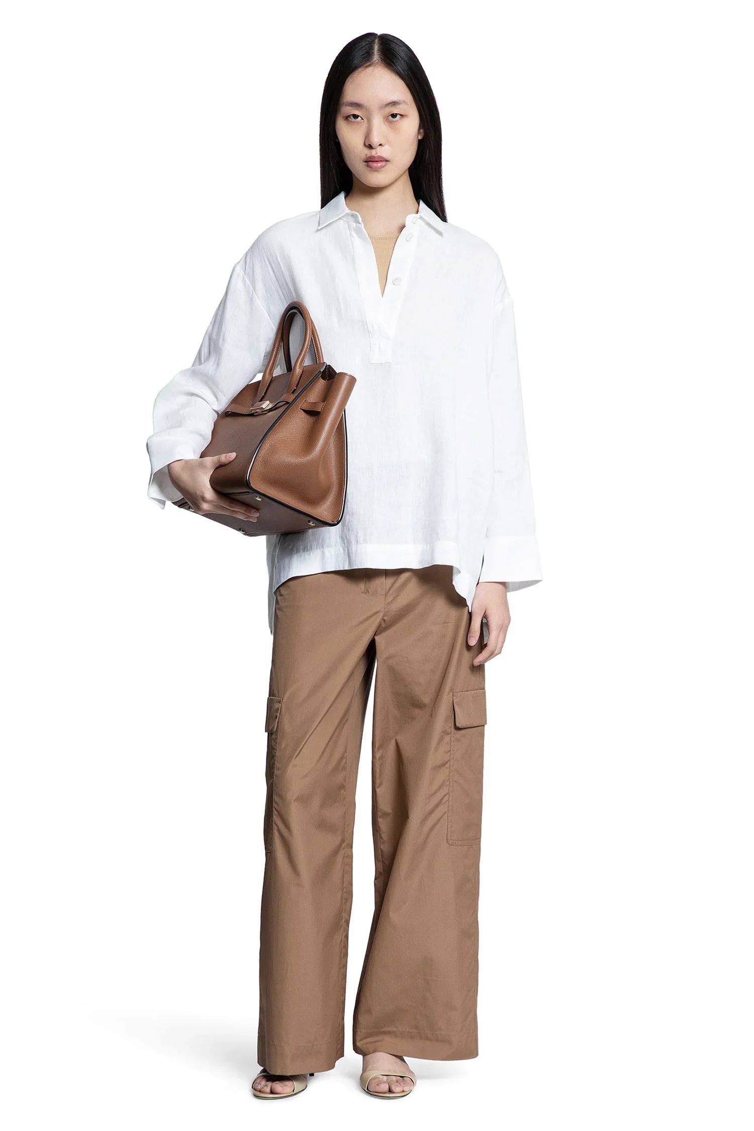 Varese Linen canvas polo shirt - Antonioli.eu