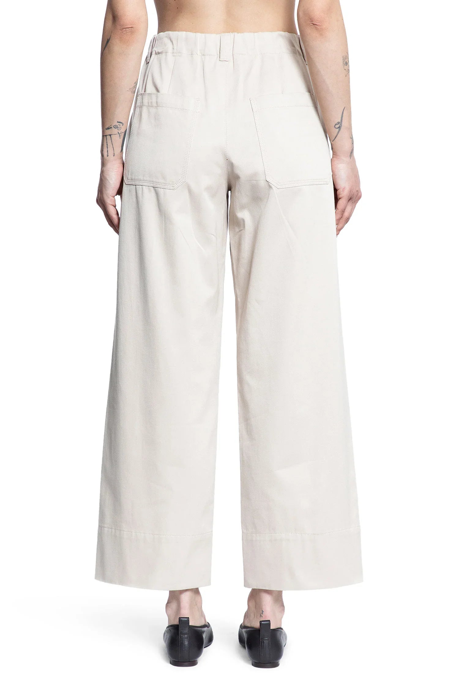 Cotton Gabardine Trousers - Antonioli.eu