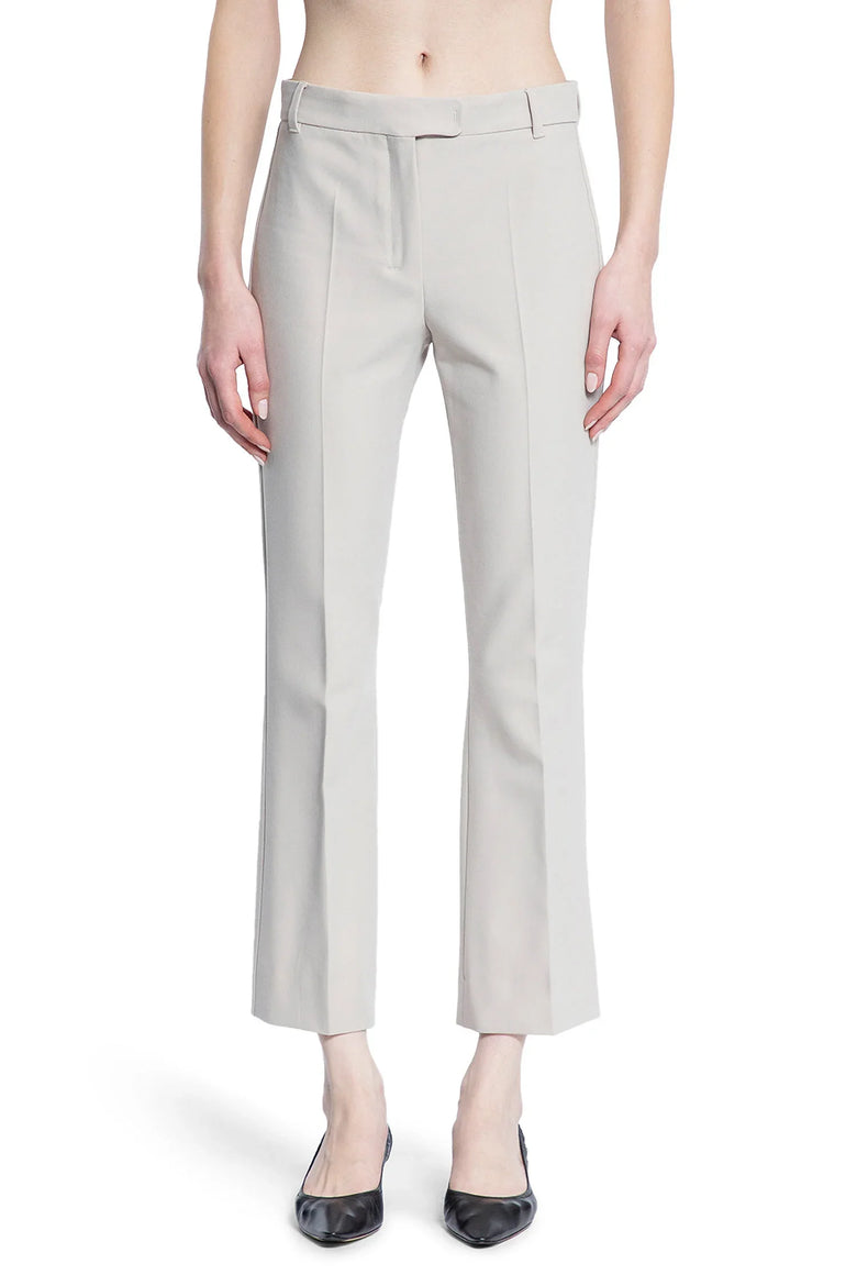 Slim Fit Stretch Cotton and Viscose Trousers - Antonioli.eu