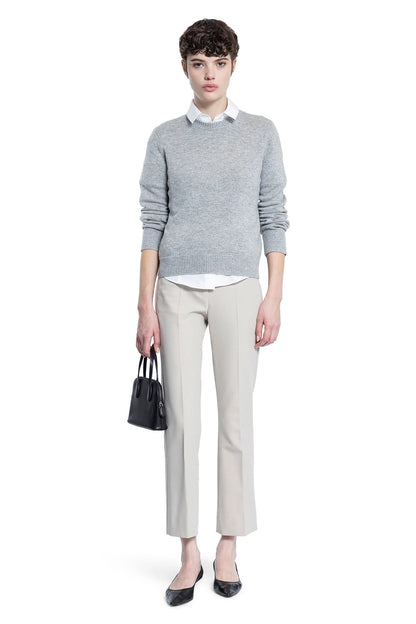 Slim Fit Stretch Cotton and Viscose Trousers - Antonioli.eu
