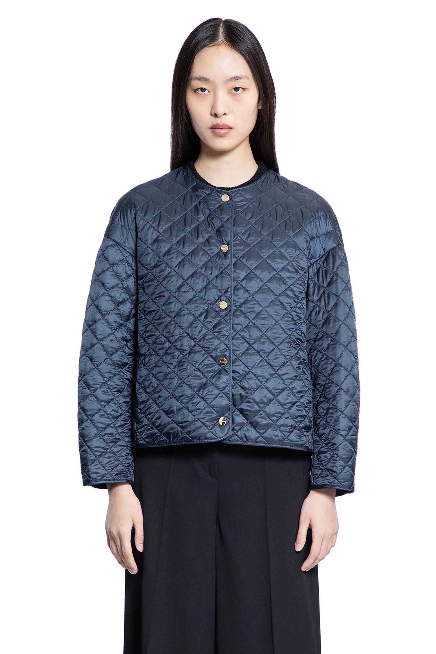 Luci Padded jacket in water-repellent canvas - Antonioli.eu
