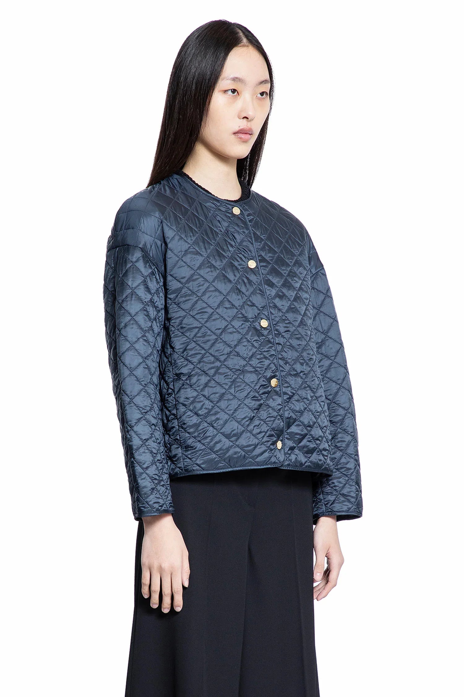 Luci Padded jacket in water-repellent canvas - Antonioli.eu