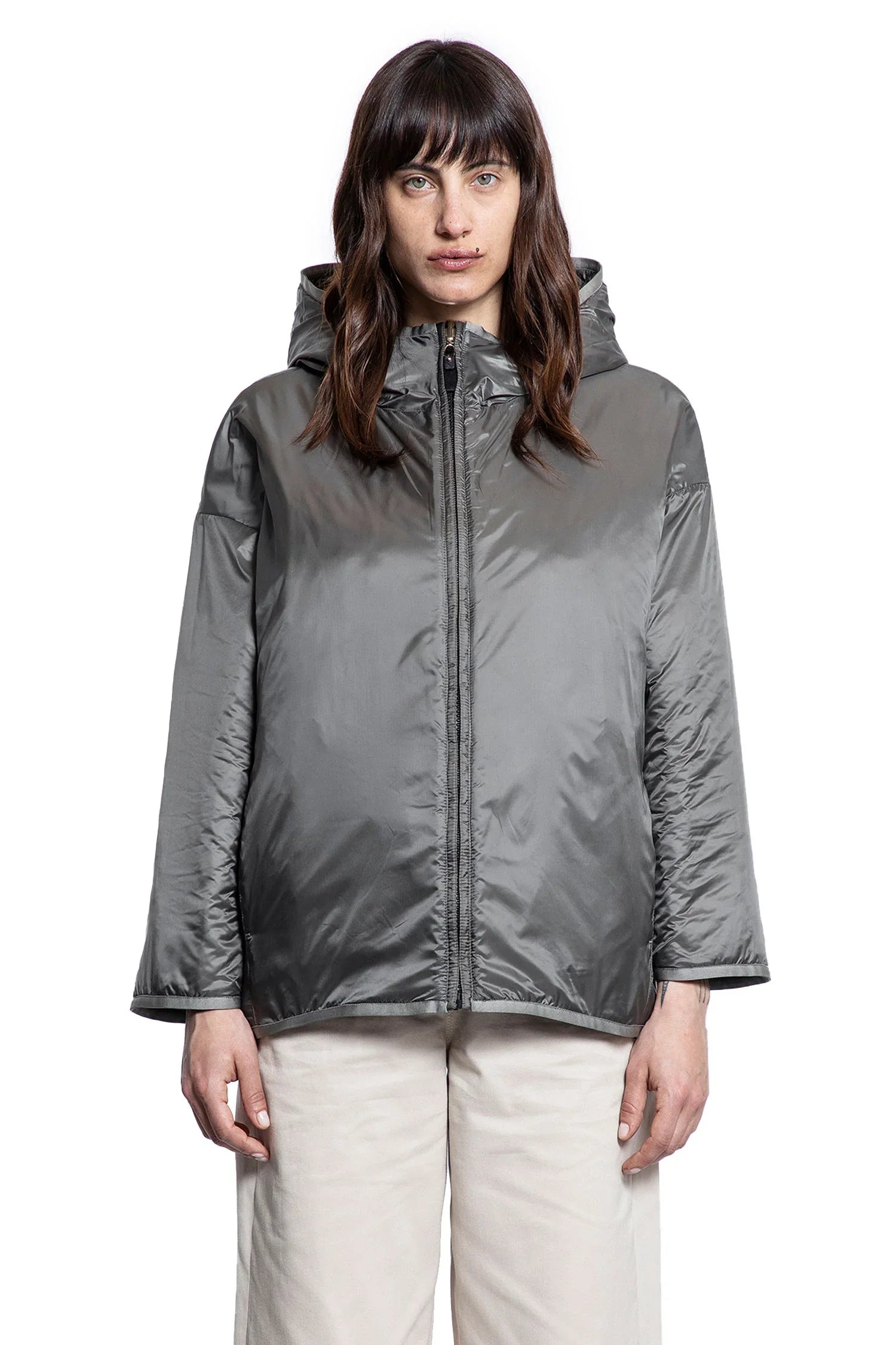 Padded Nylon Windbreaker - Antonioli.eu
