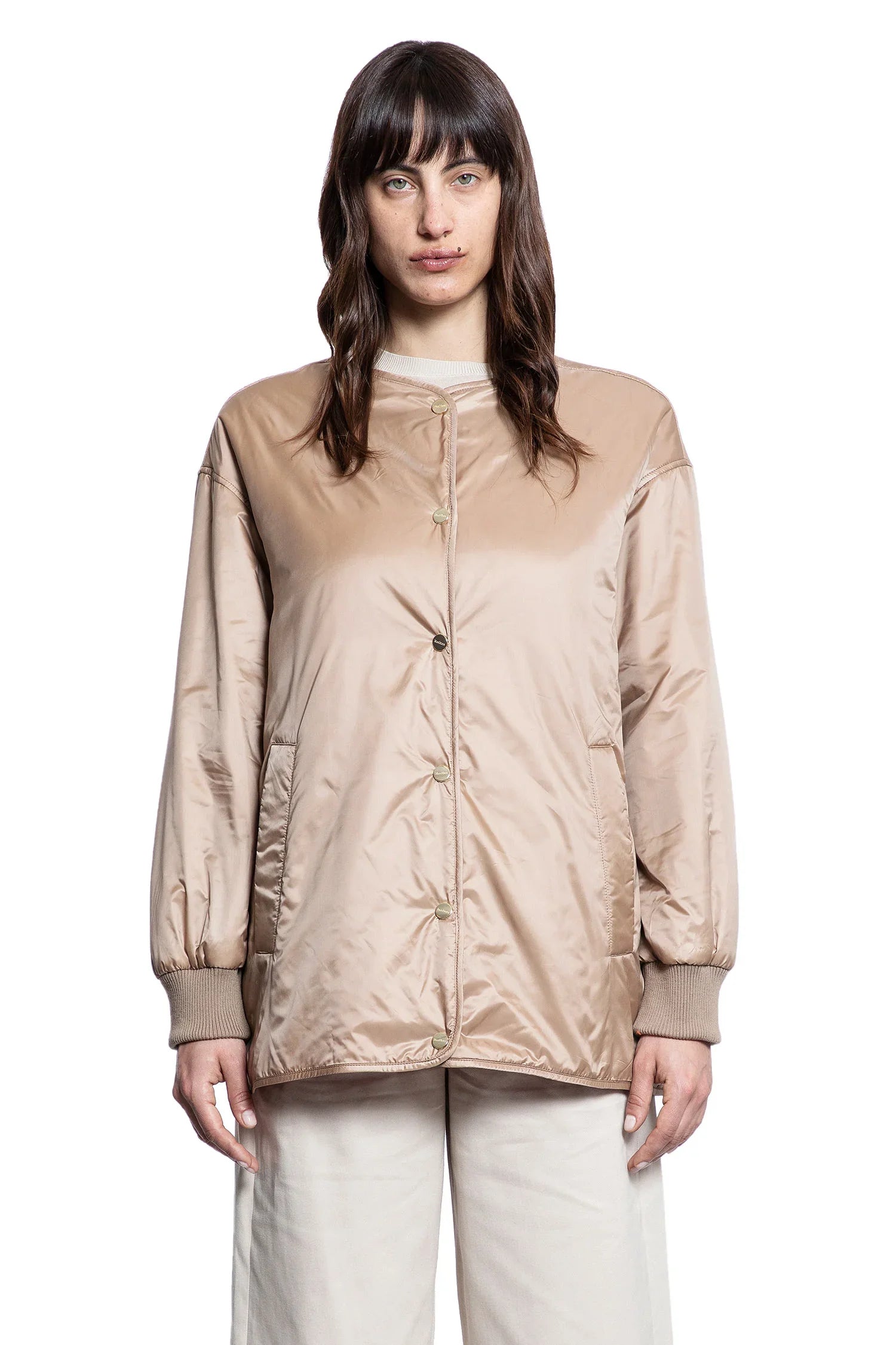 Reversible Padded Nylon Jacket - Antonioli.eu