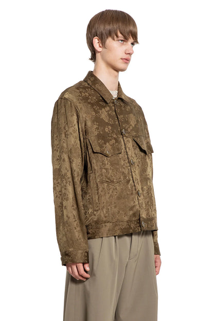 Floral Jacquard Worker Jacket - Antonioli.eu