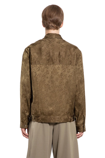 Floral Jacquard Worker Jacket - Antonioli.eu
