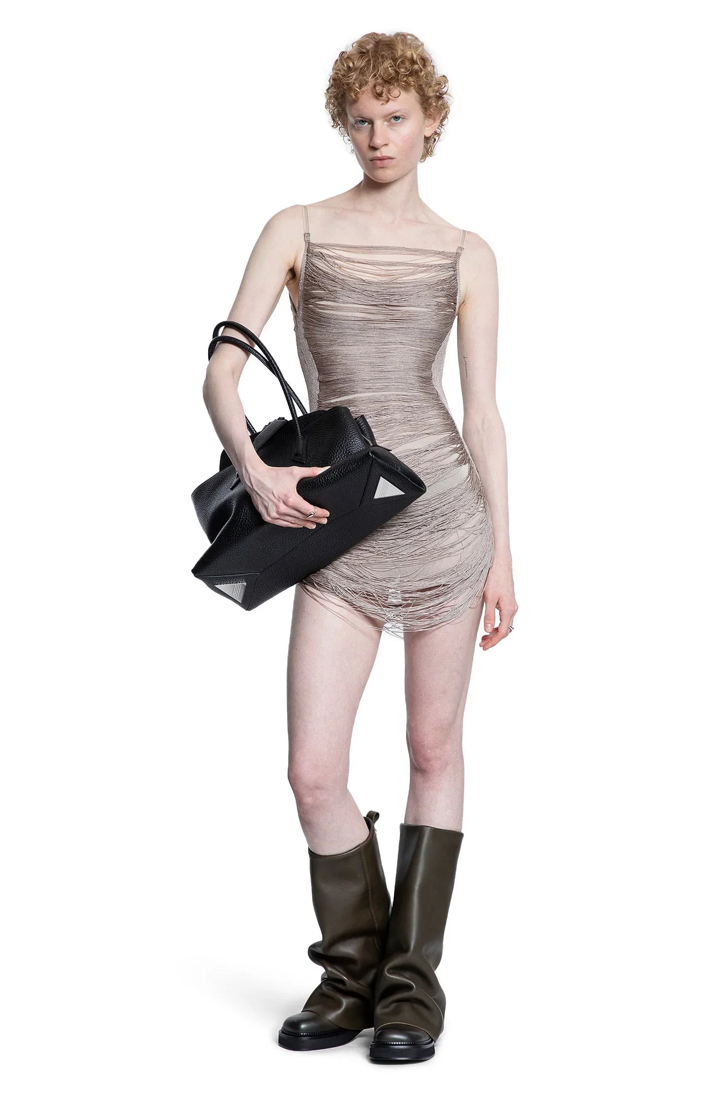 Fringed Mini Dress - Antonioli.eu