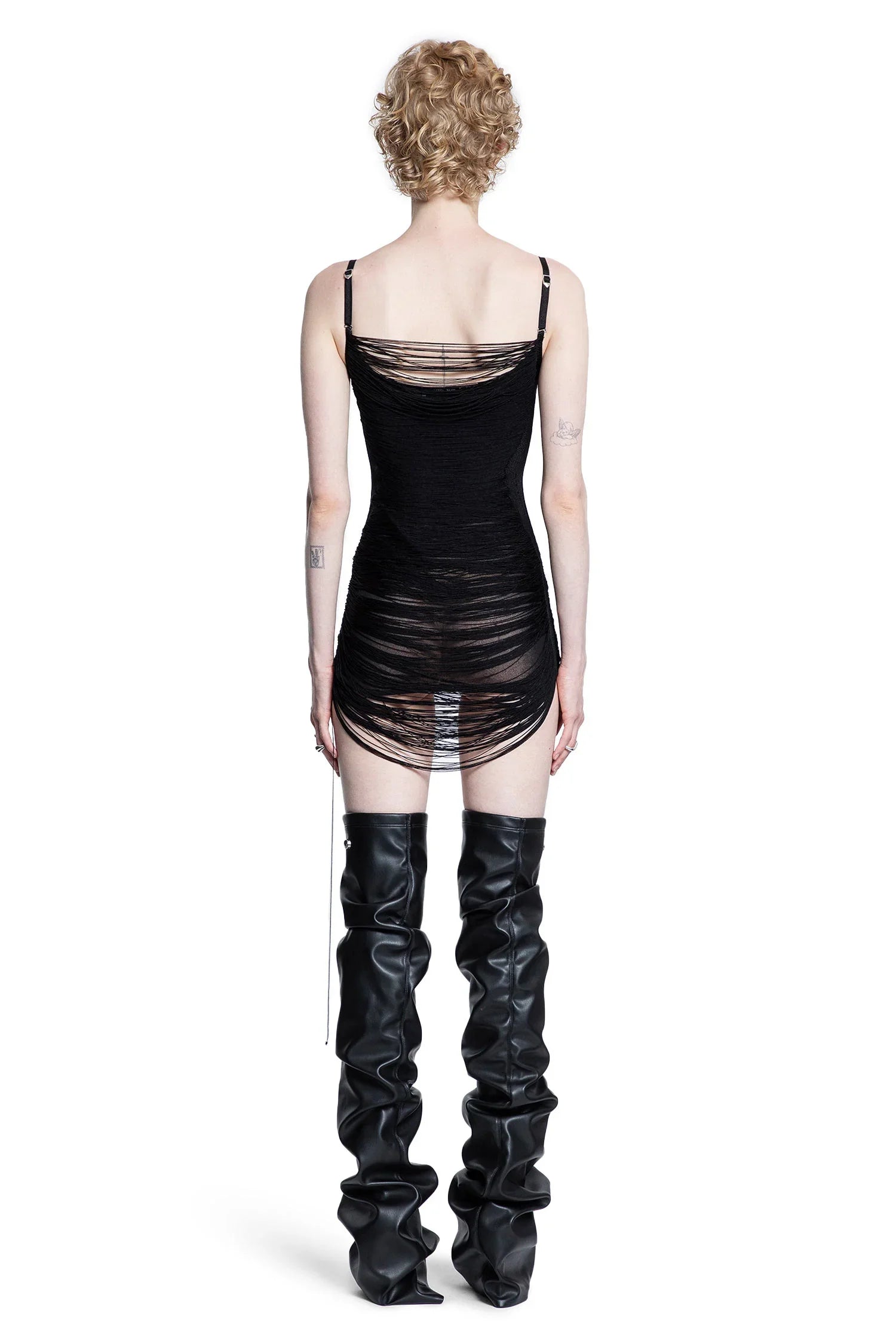 Fringed Mini Dress - Antonioli.eu