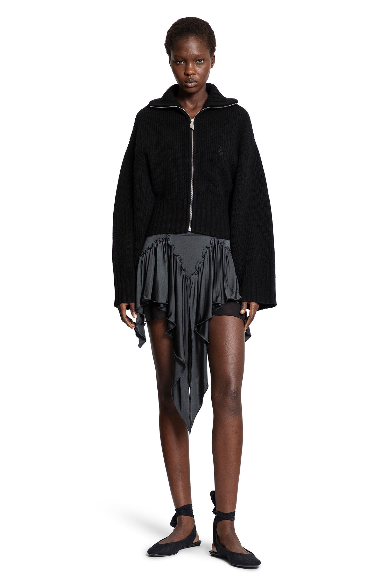 Ribbed Wool Cashmere Cardigan - Antonioli.eu