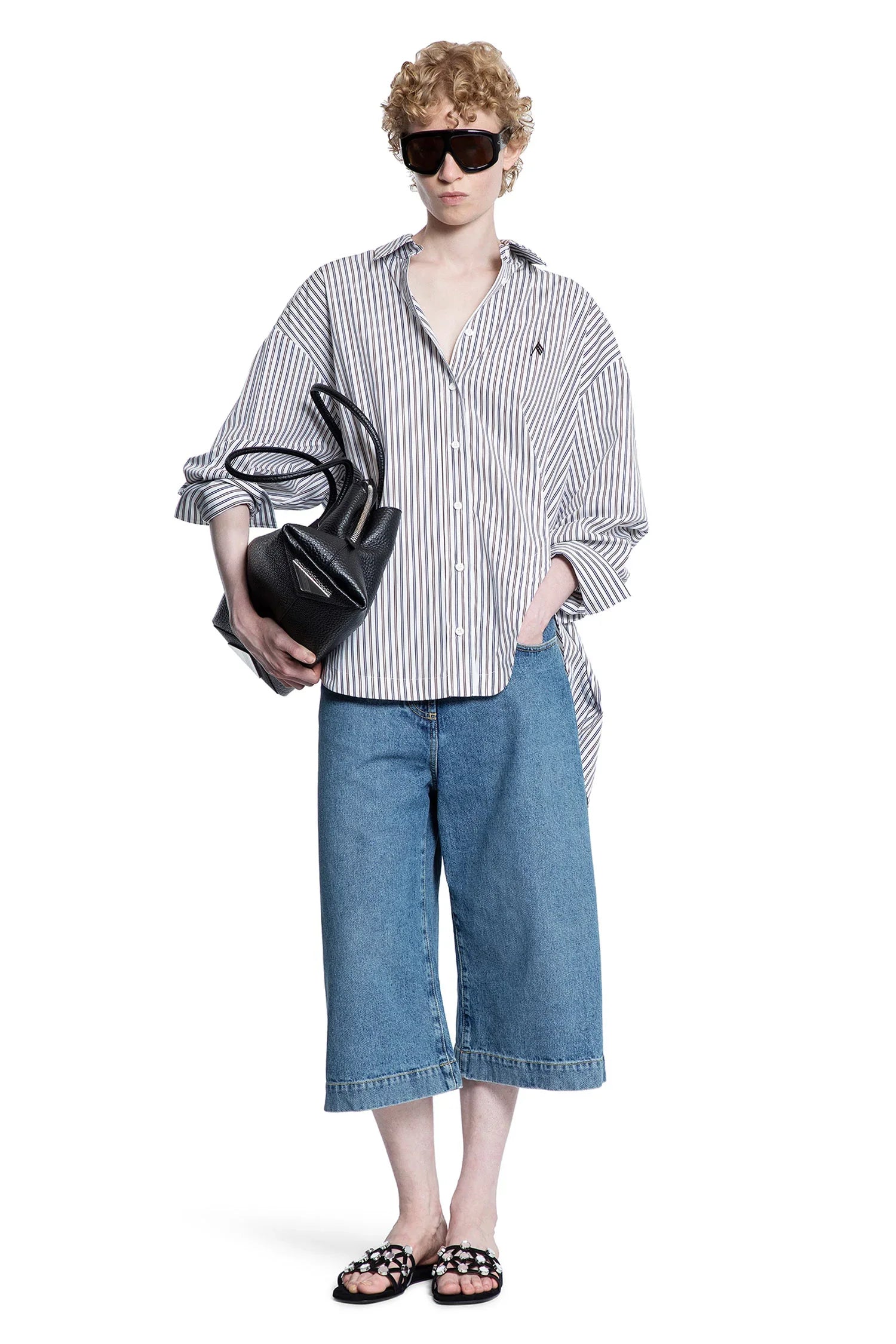 Striped Cotton Shirt - Antonioli.eu