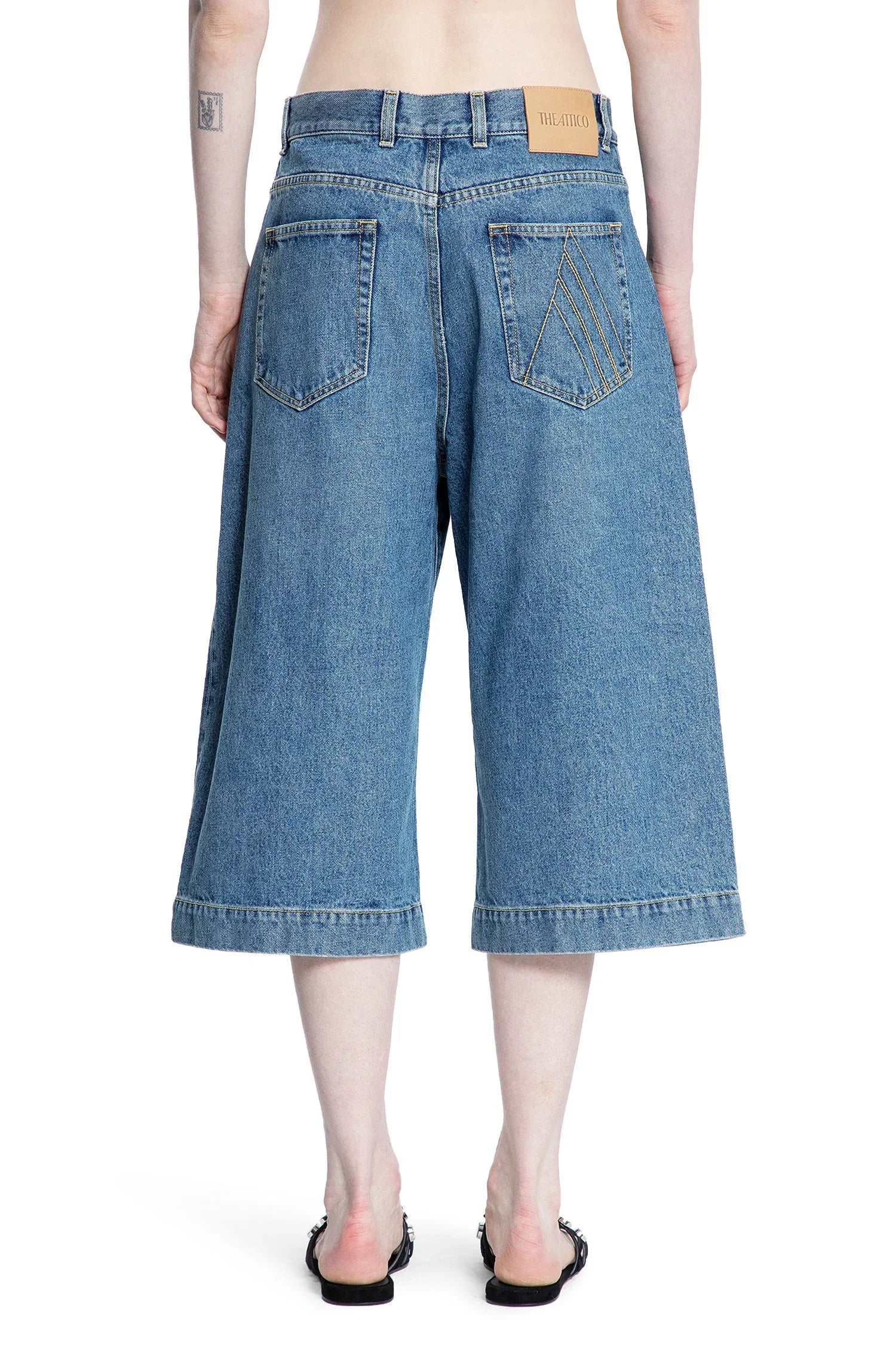 Washed Denim Shorts - Antonioli.eu