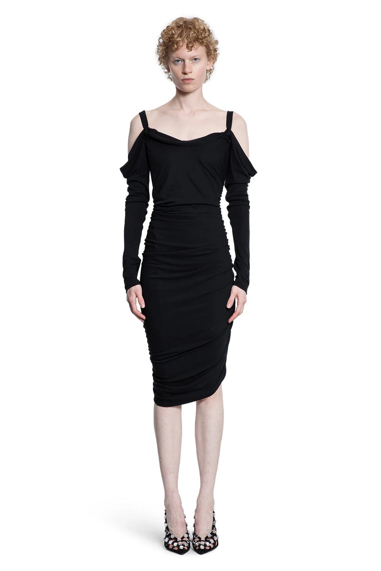 Crêpe Viscose Midi Dress - Antonioli.eu