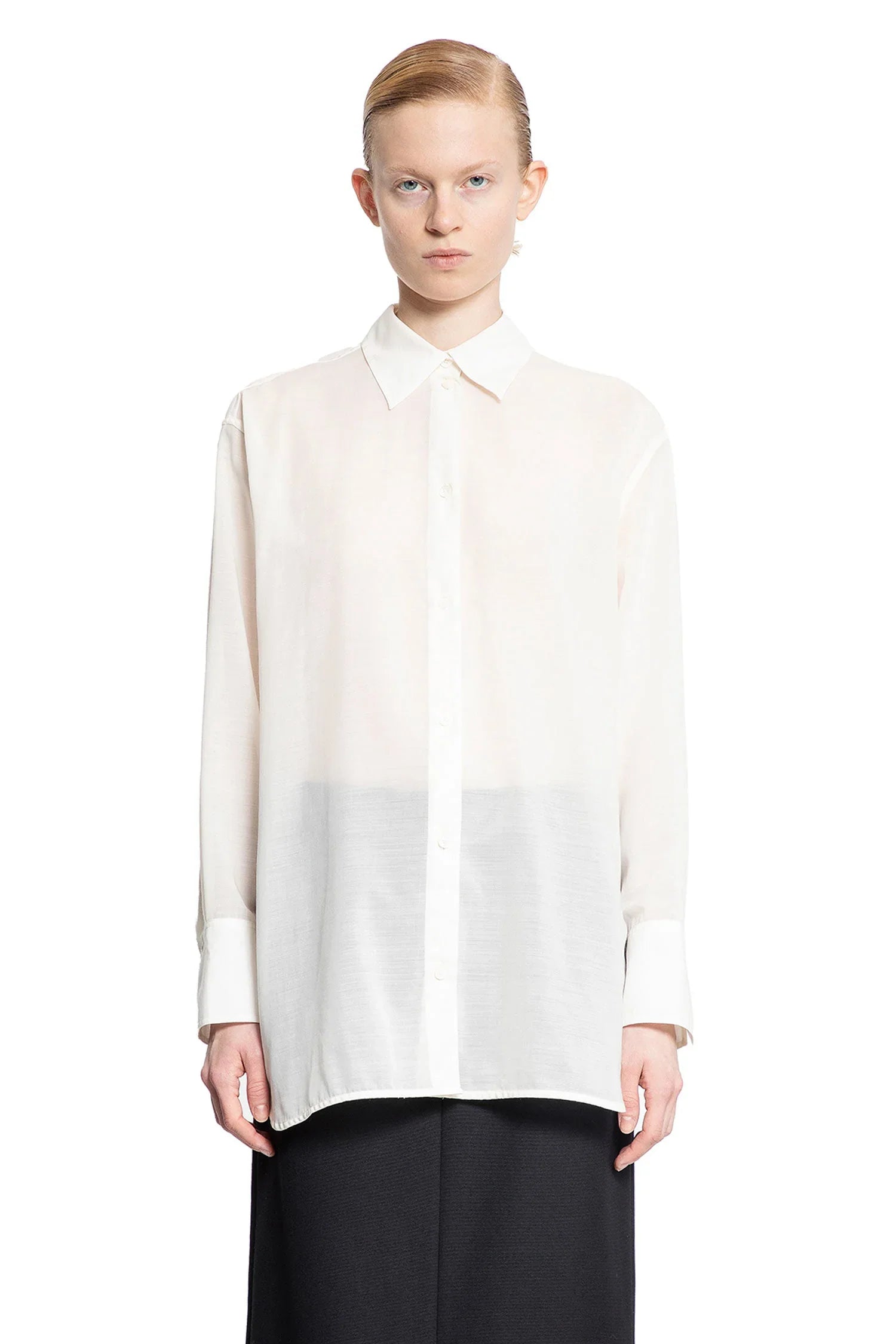 Relaxed voile shirt - Antonioli.eu