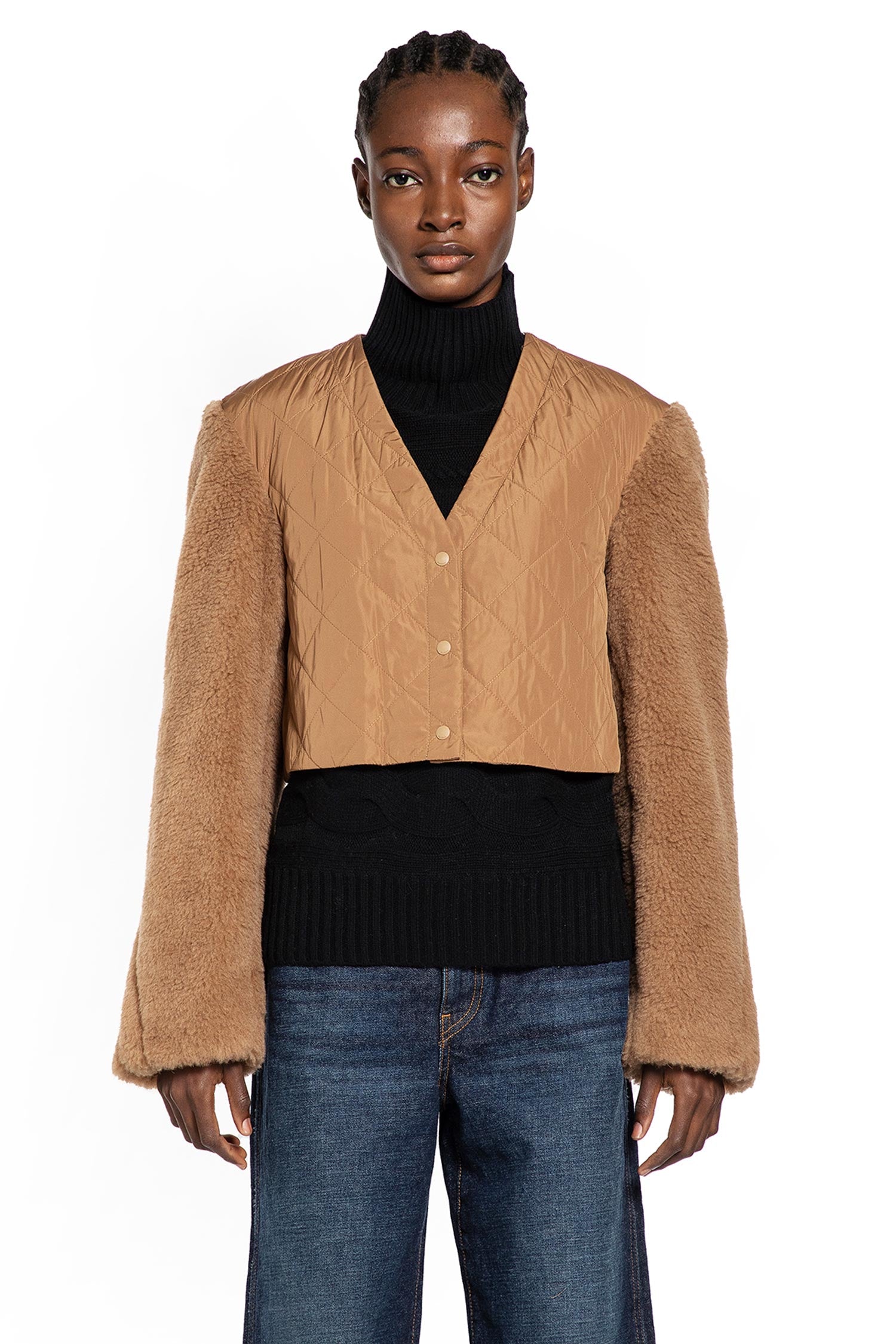 MAX MARA WOMAN BEIGE COATS
