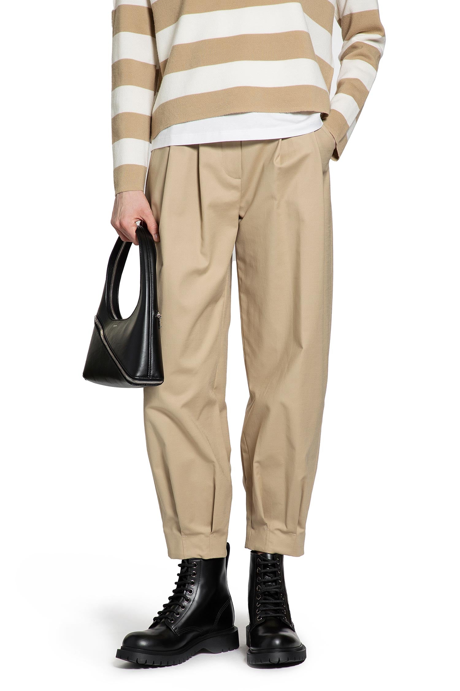 Cotton canvas trousers - Antonioli.eu