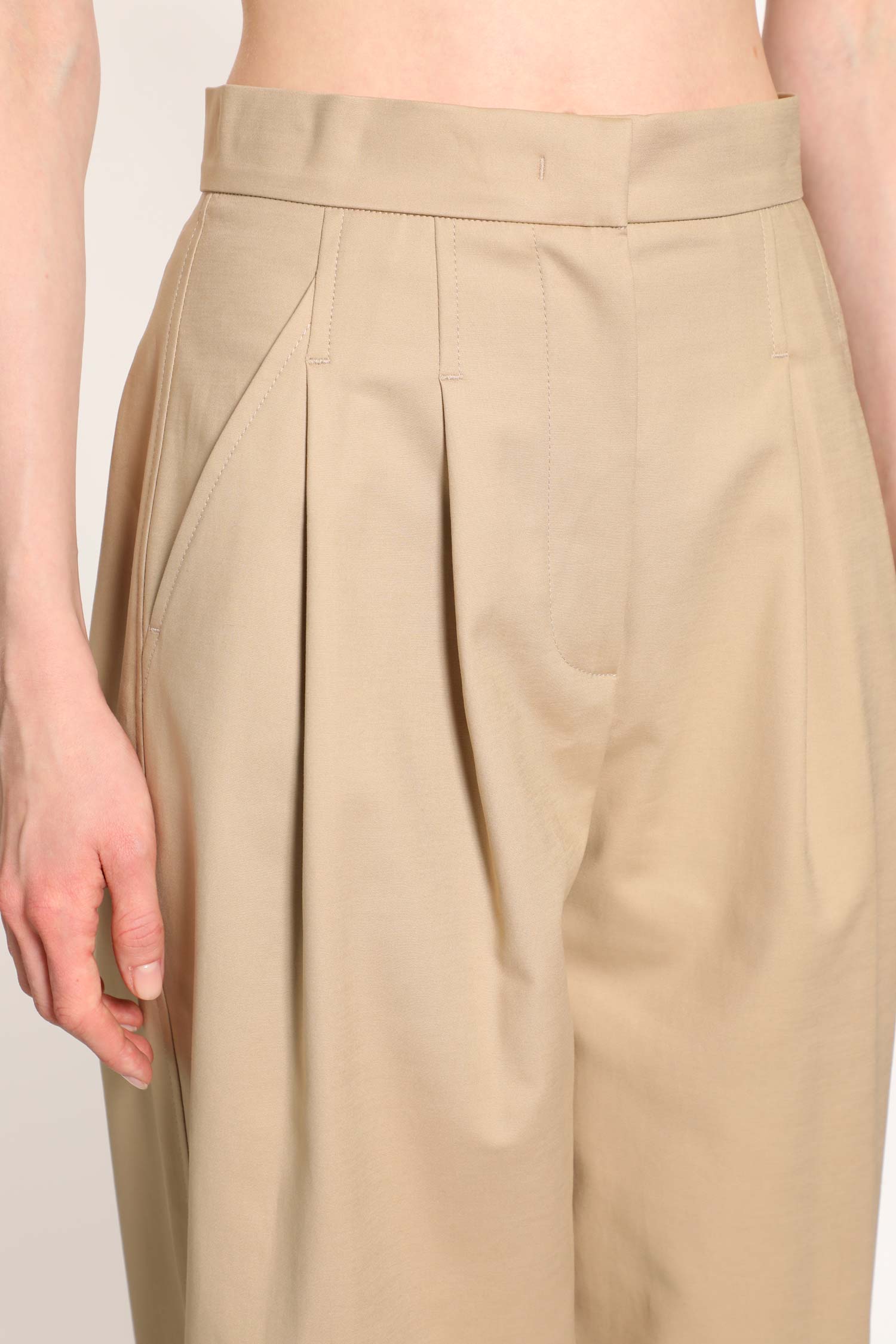 Cotton canvas trousers - Antonioli.eu