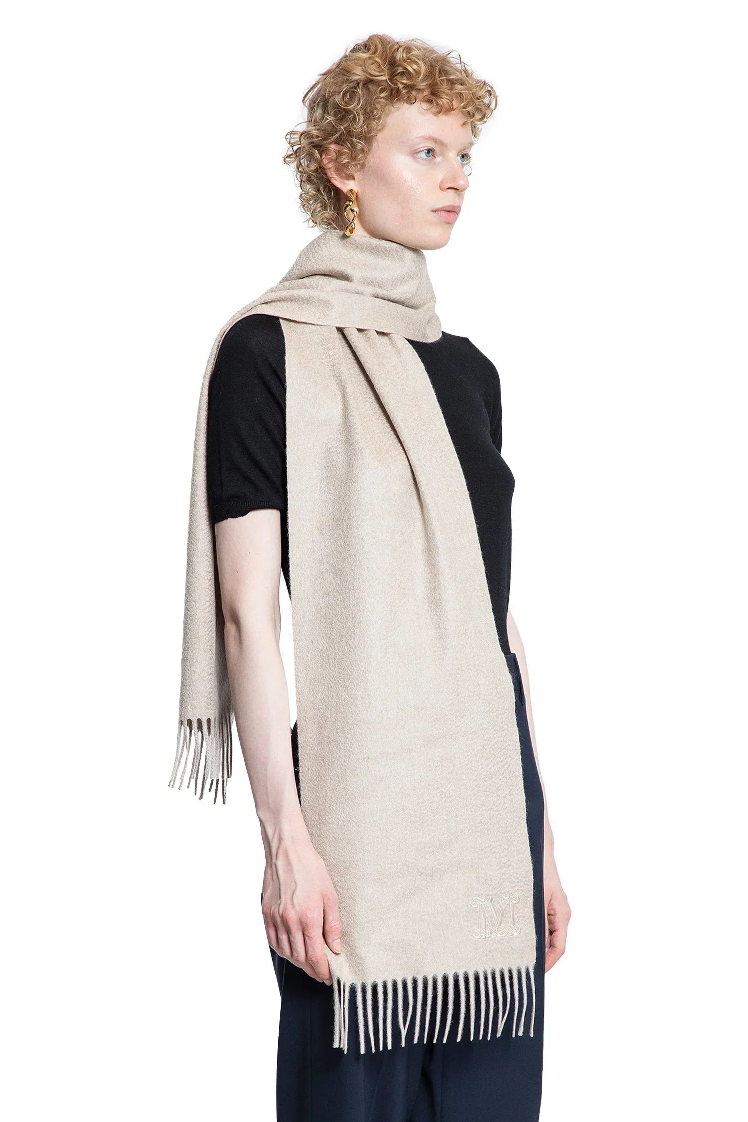 Monogram Cashmere Scarf - Antonioli.eu