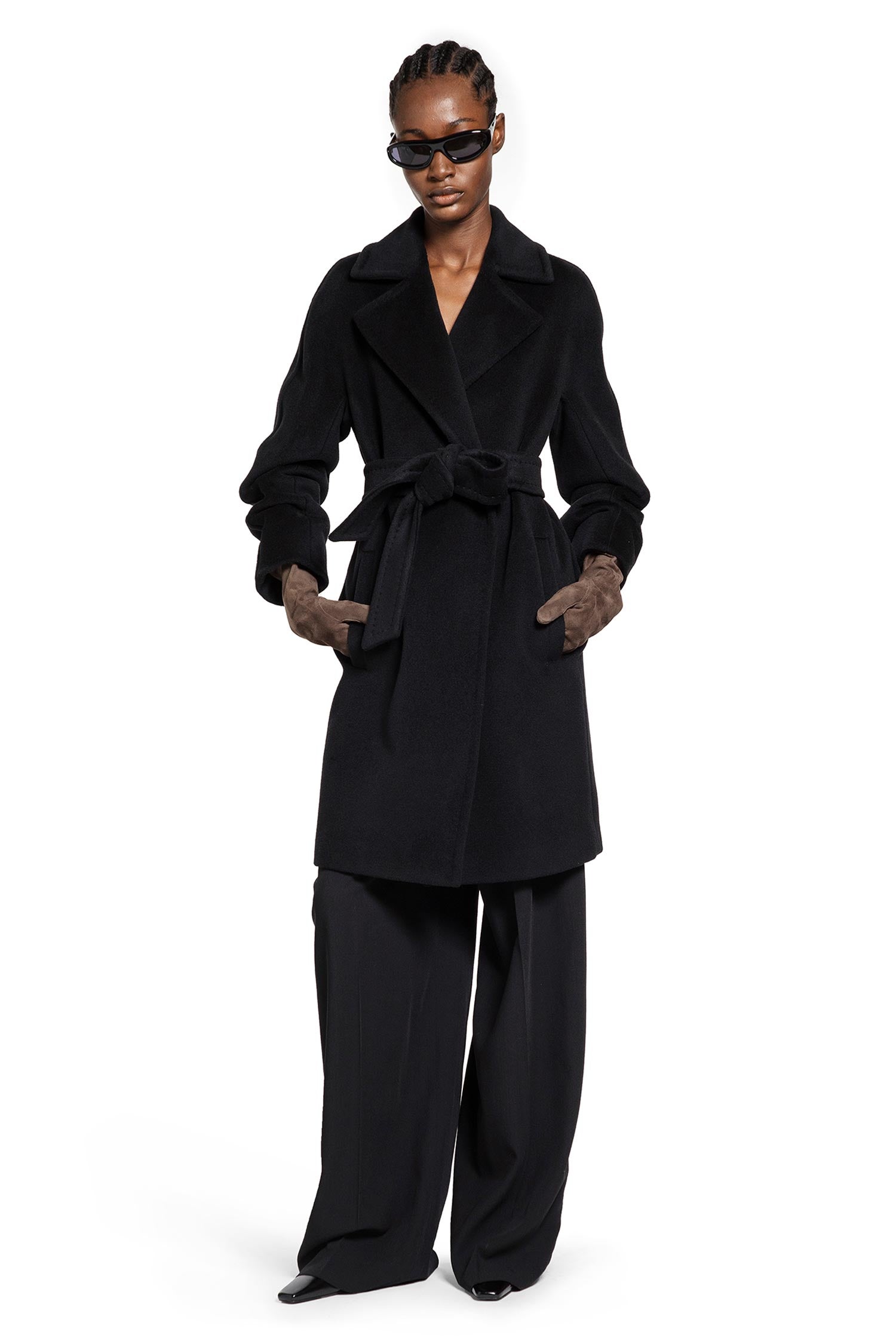 MAX MARA MAN BROWN GLOVES