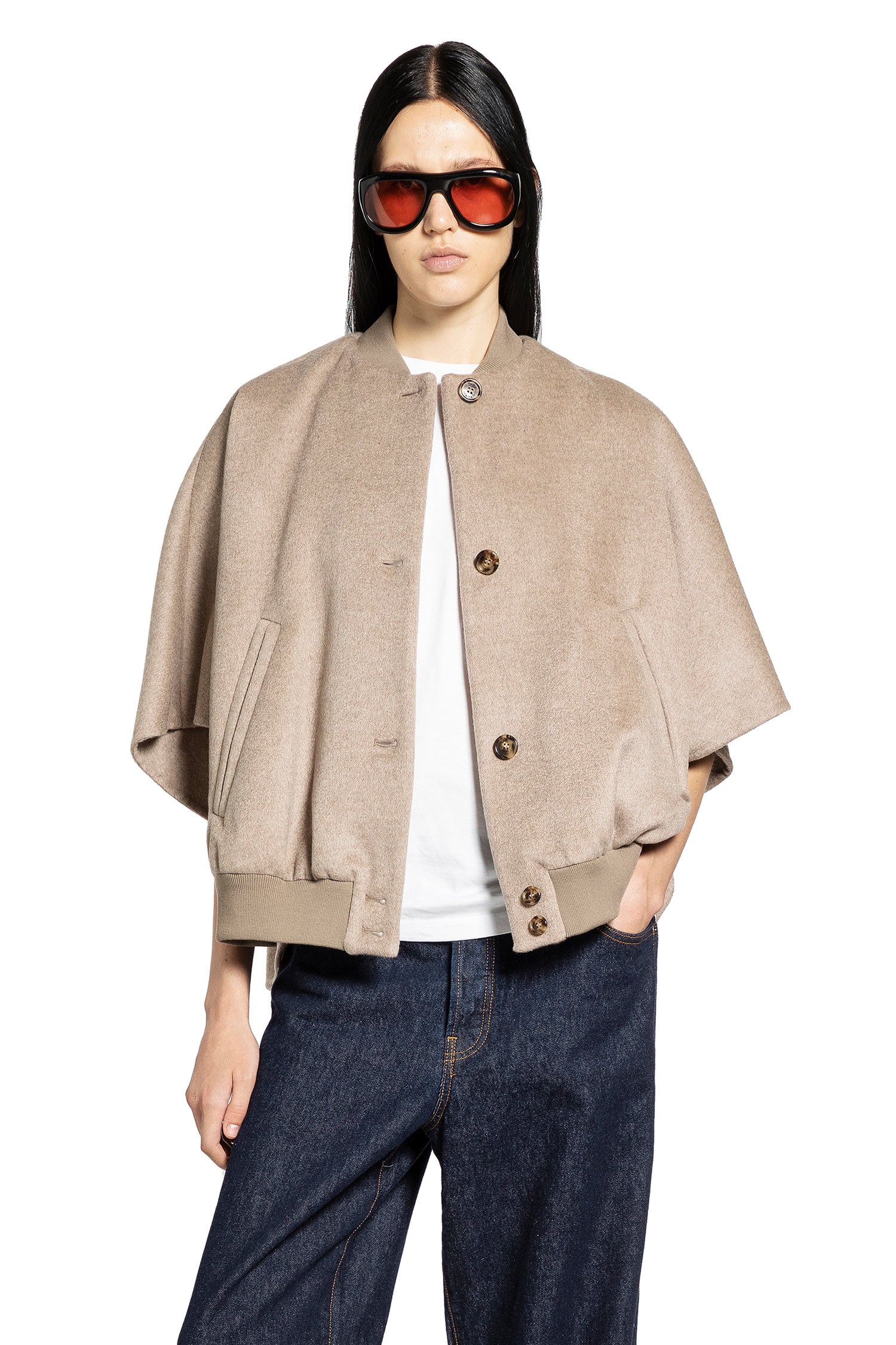 Lightweight Cashmere Cape - Antonioli.eu