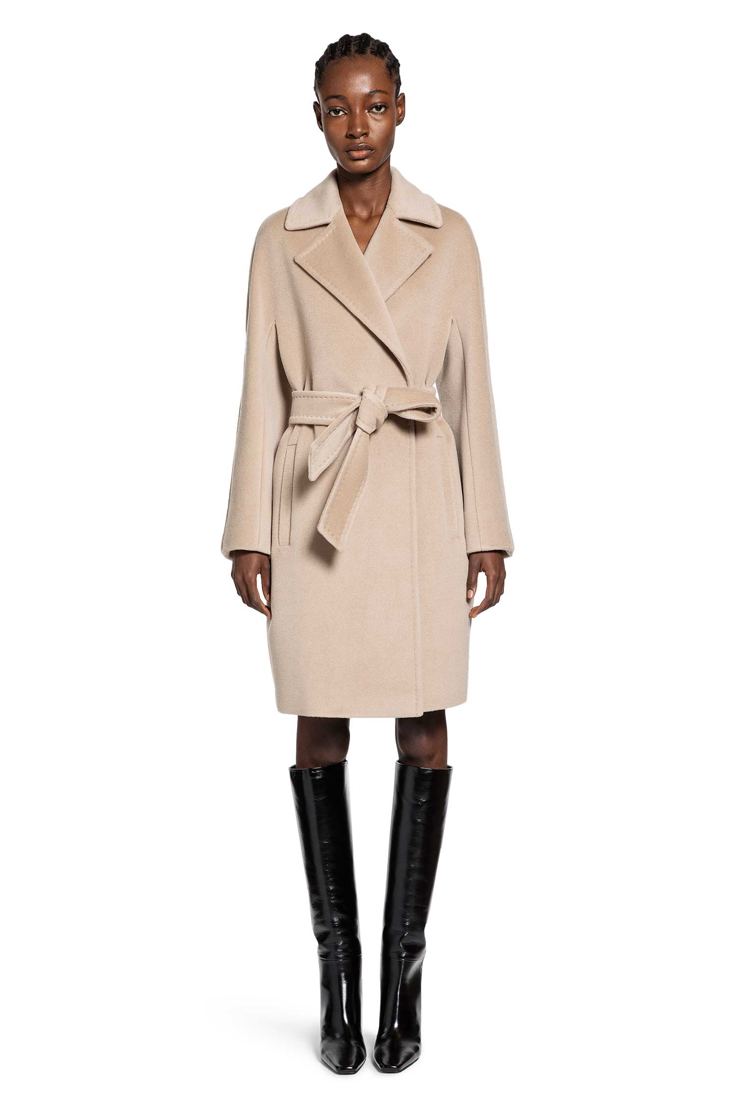 MAX MARA WOMAN BEIGE COATS