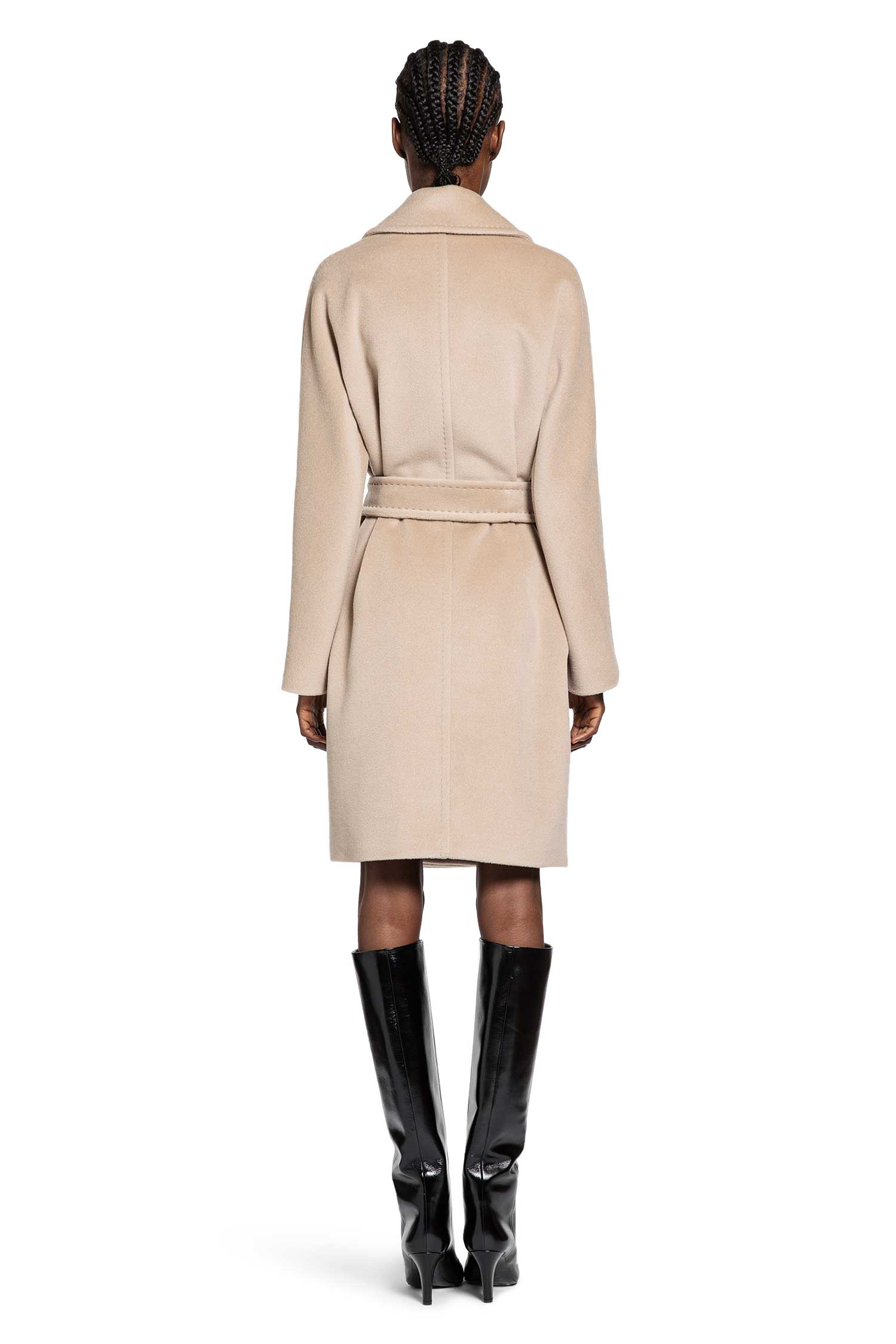 MAX MARA WOMAN BEIGE COATS