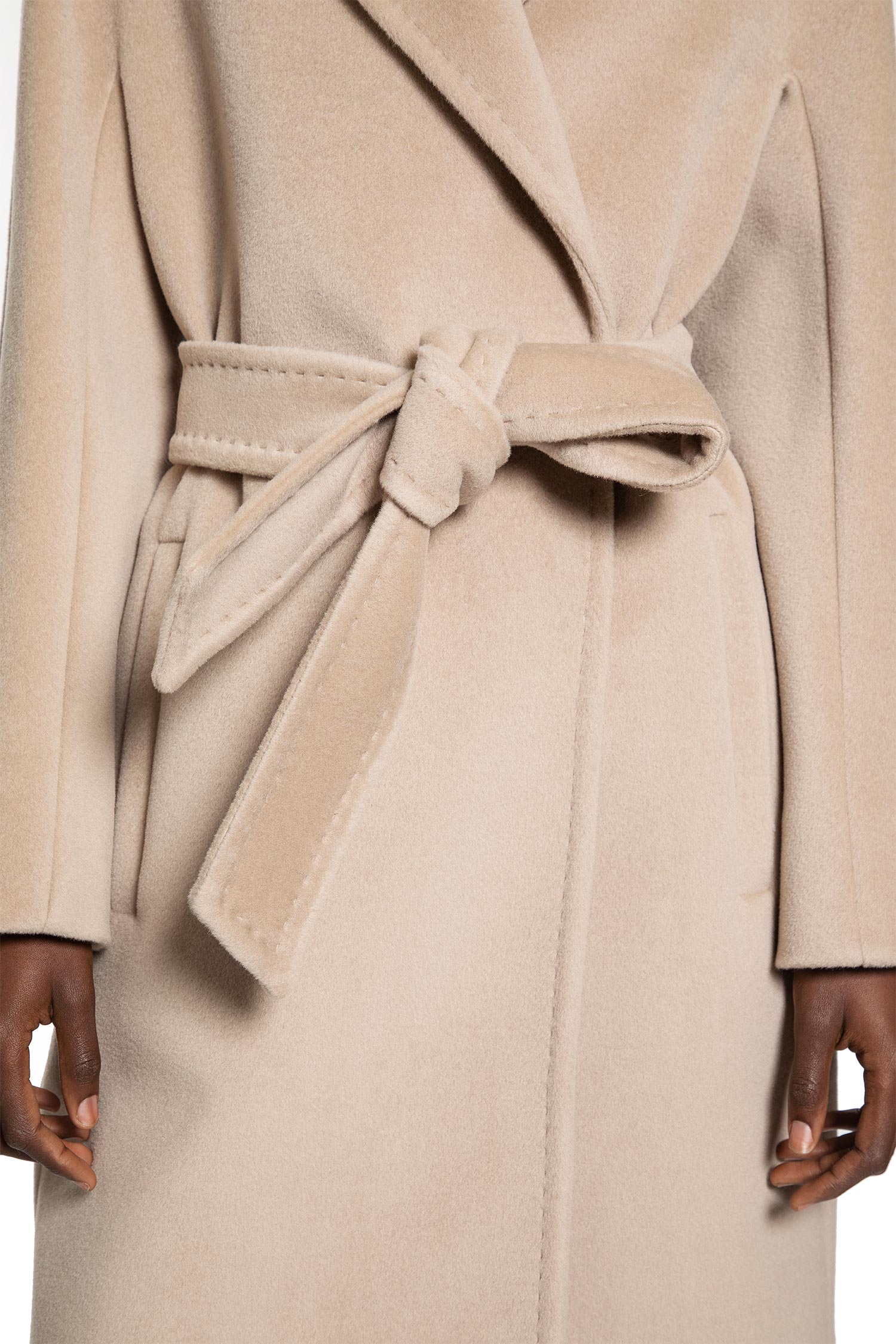 MAX MARA WOMAN BEIGE COATS