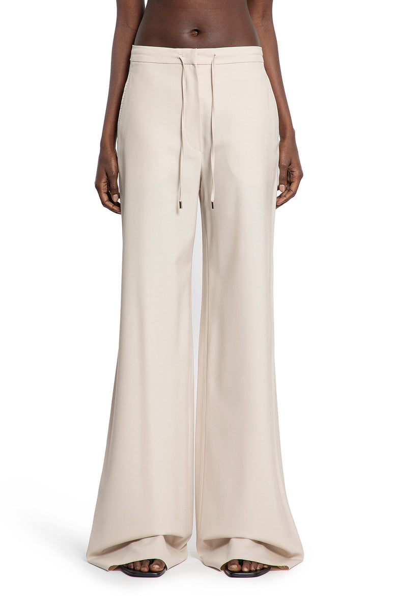 Wool Twill Drawstring Trousers - Antonioli.eu
