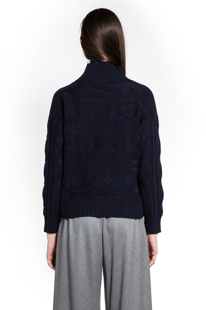 Wool and Cashmere Cable Knit Turtleneck