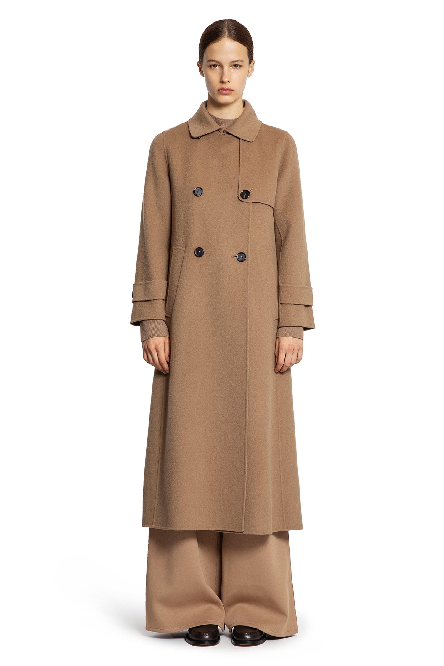 Sem Double-Breasted Coat - Antonioli.eu