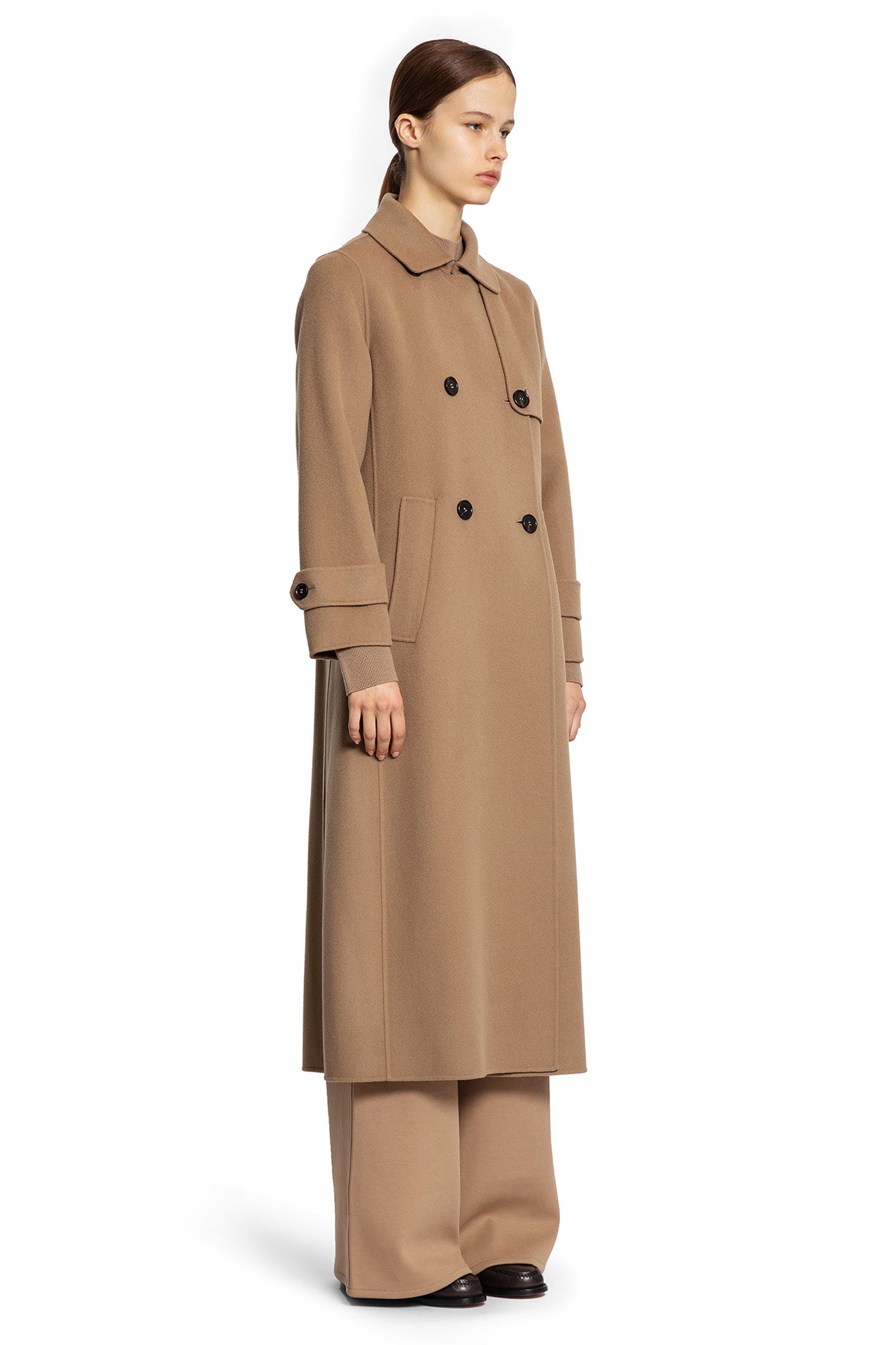 Sem Double-Breasted Coat - Antonioli.eu